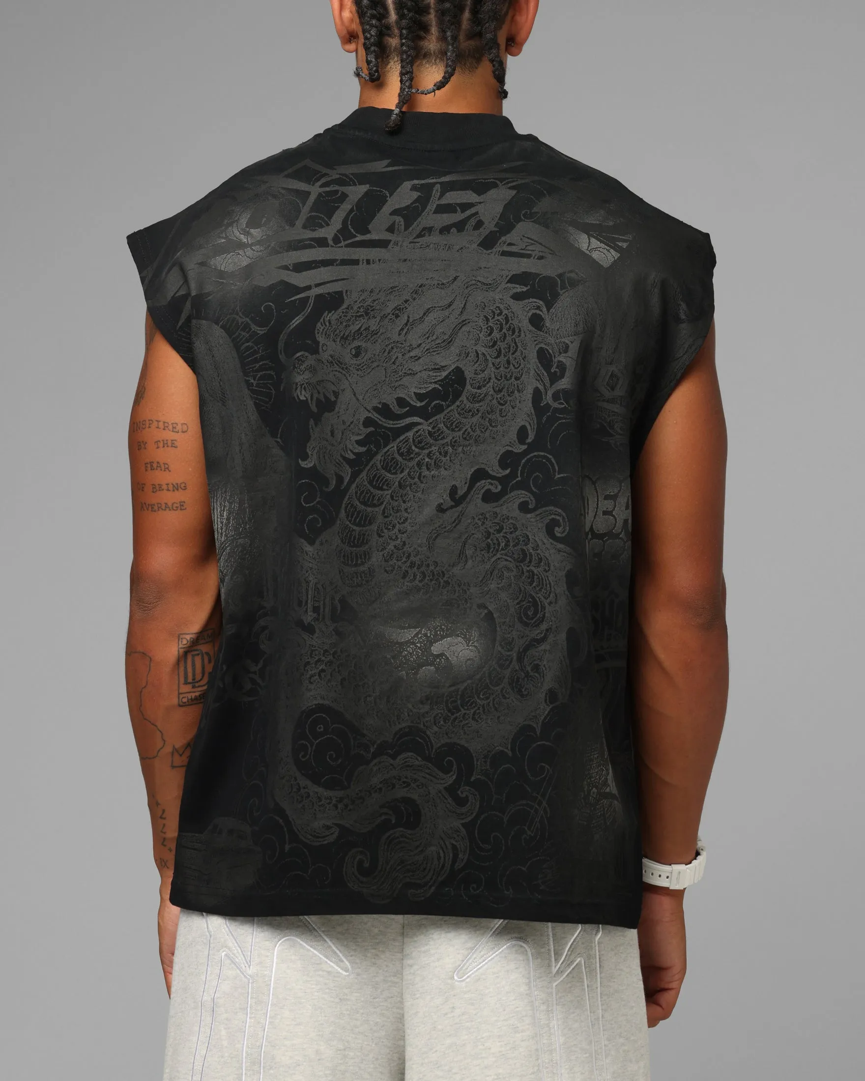 Loiter Sketch Book Muscle T-Shirt Black sold by Culture Kings product image thumbnail 2