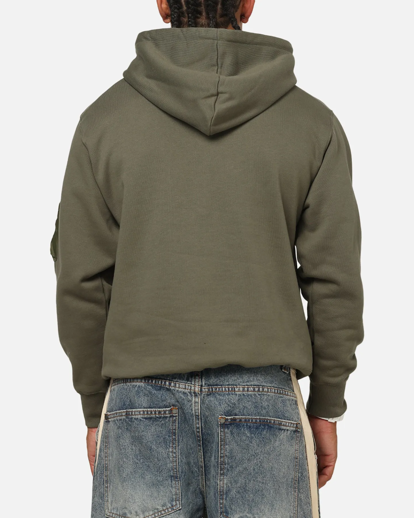 Alpha Industries Utility Pocket Hoodie Green sold by Culture Kings product image thumbnail 3