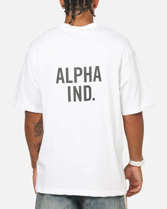 Alpha Industries Uniform Pocket A.I T-Shirt White sold by Culture Kings