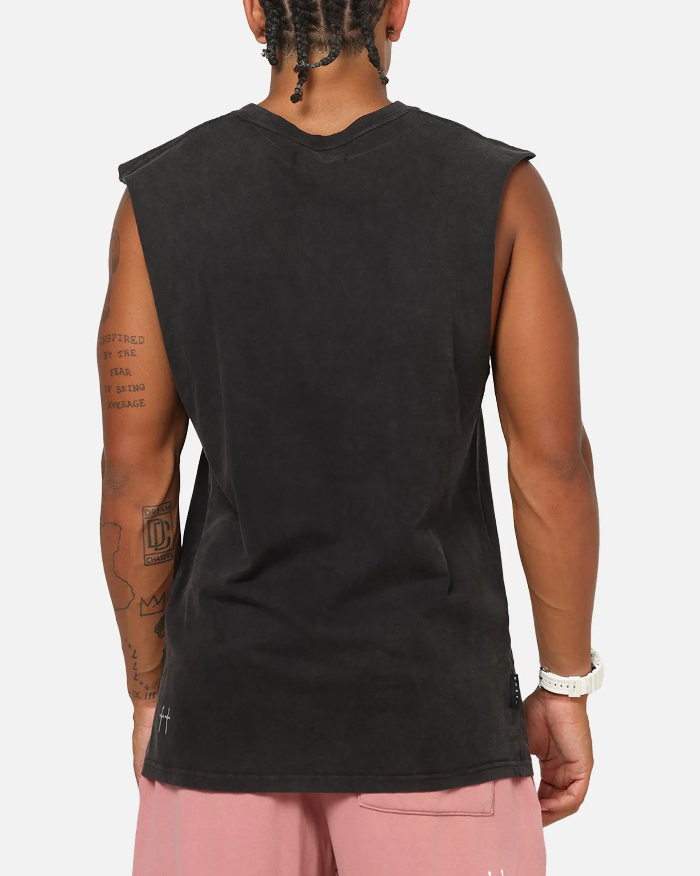 Saint Morta Cross Bearer Oversized Muscle T-Shirt Vintage Black sold by Culture Kings product image thumbnail 3