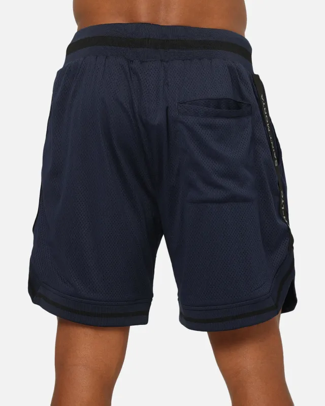 Saint Morta Athletc Taped Basketball Shorts Dark Royal sold by Culture Kings