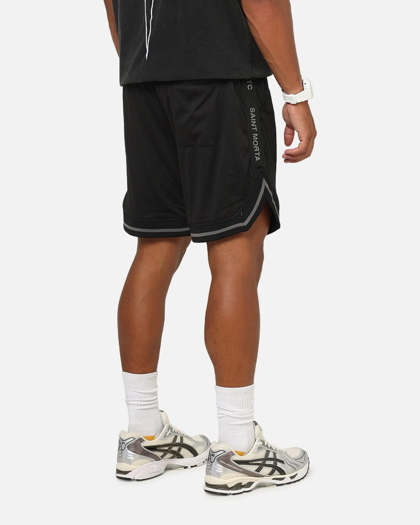 Saint Morta Athletc Taped Basketball Shorts Black sold by Culture Kings product image thumbnail 5