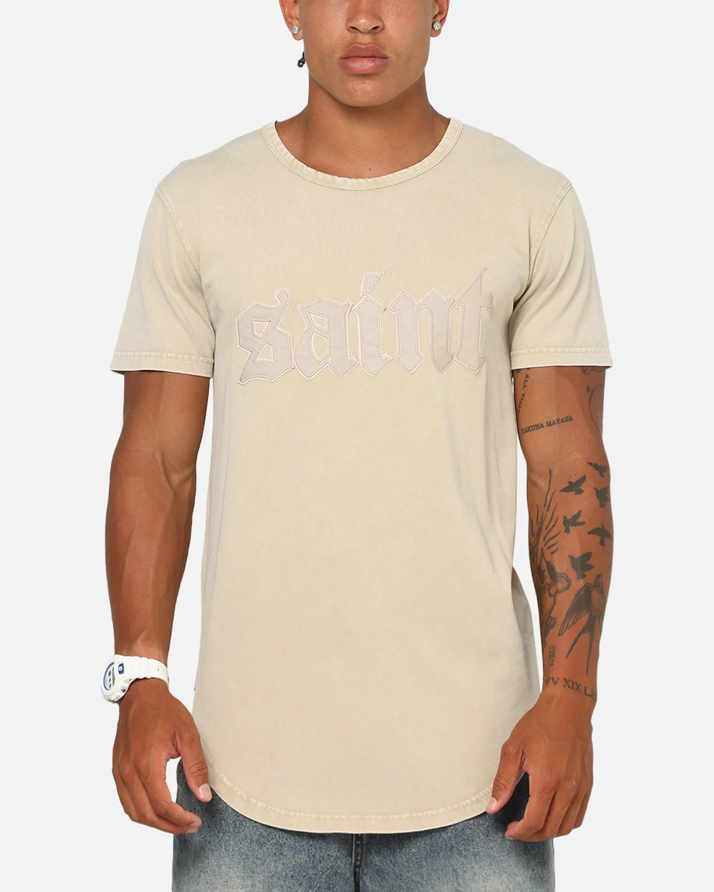 Saint Morta Cambronne El Duplo T-Shirt Dirty Blonde sold by Culture Kings