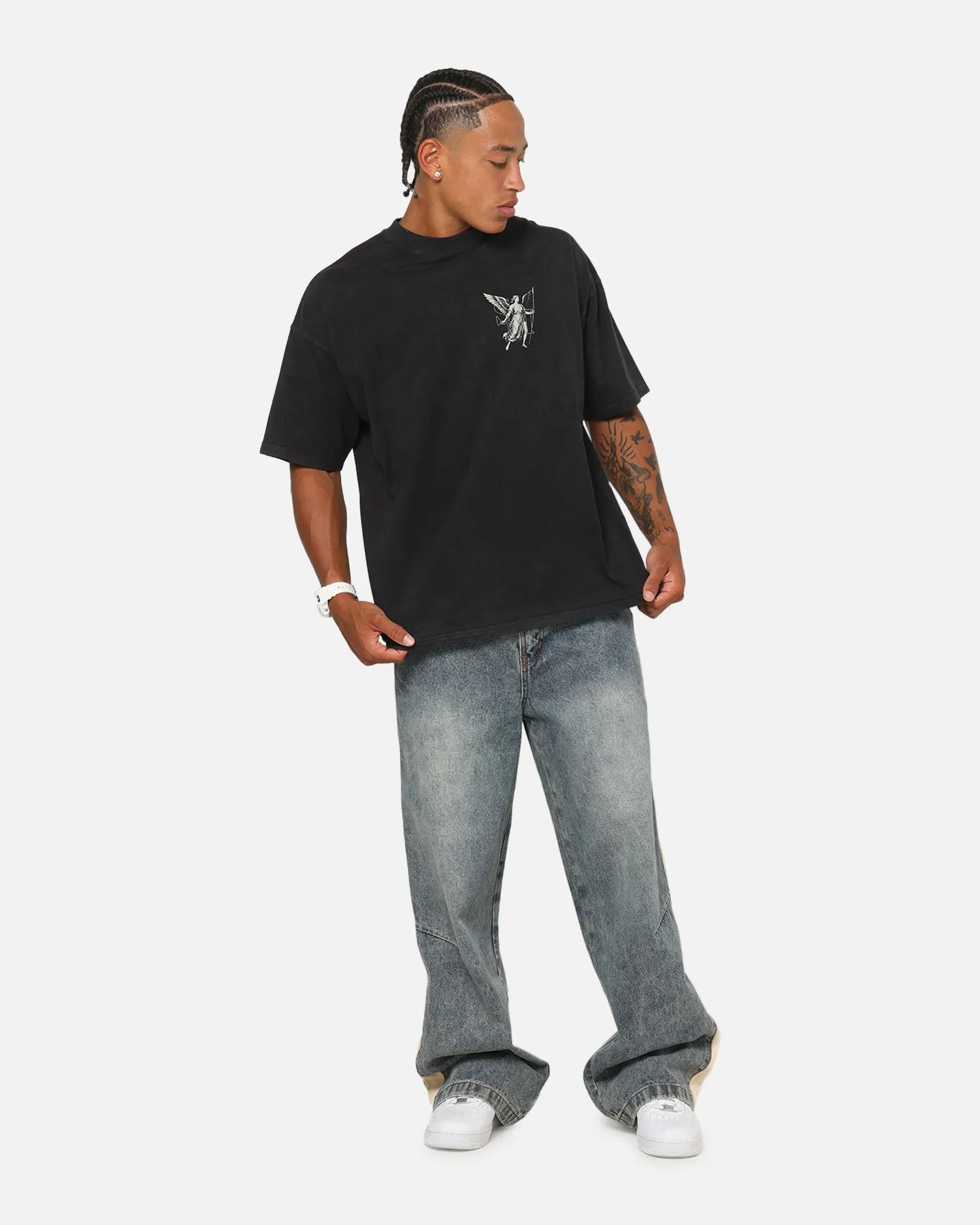 Saint Morta Archangel T-Shirt Vintage Black sold by Culture Kings product image thumbnail 3