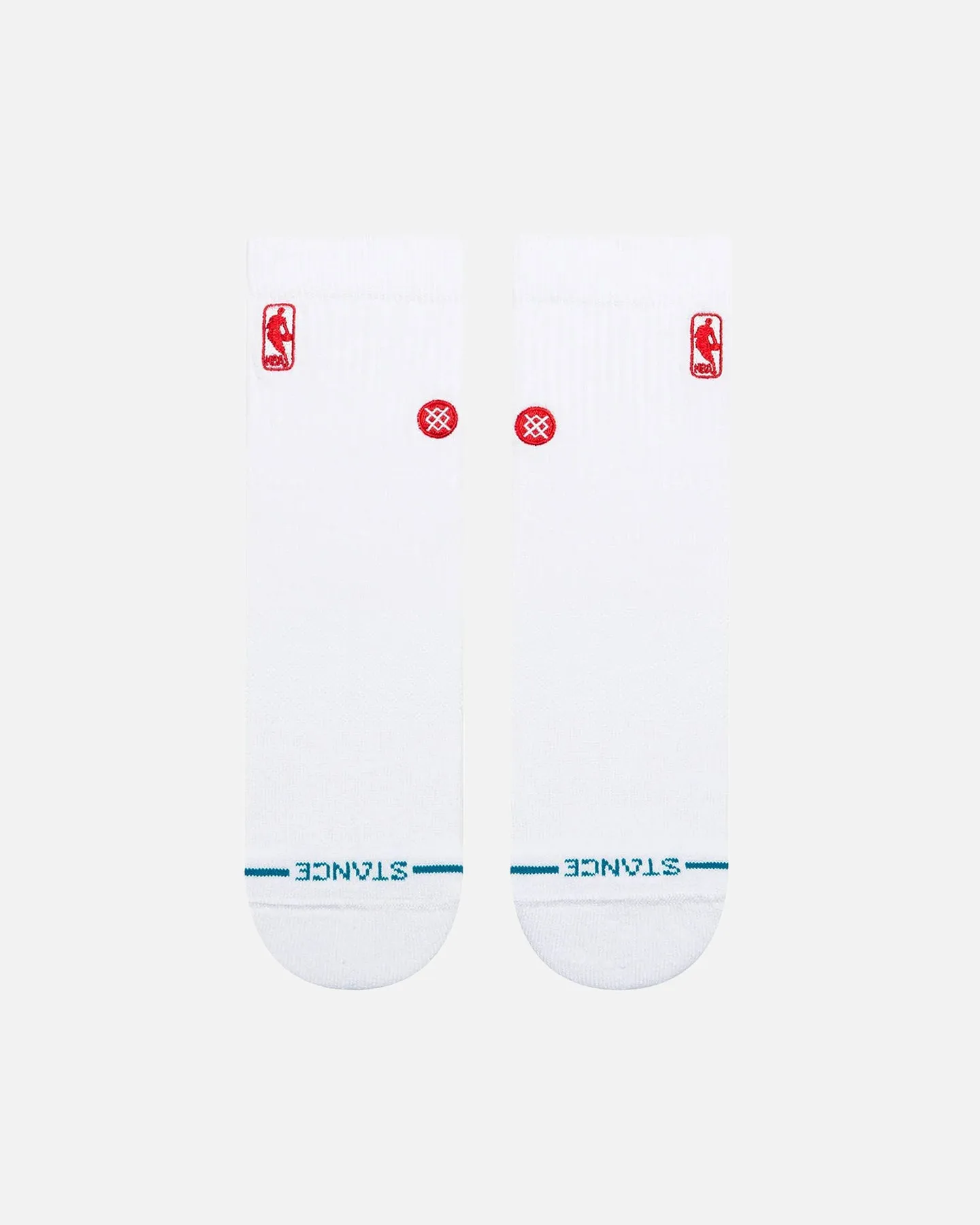 Stance NBA Logoman Quarter Socks White/Red sold by Culture Kings product image thumbnail 2