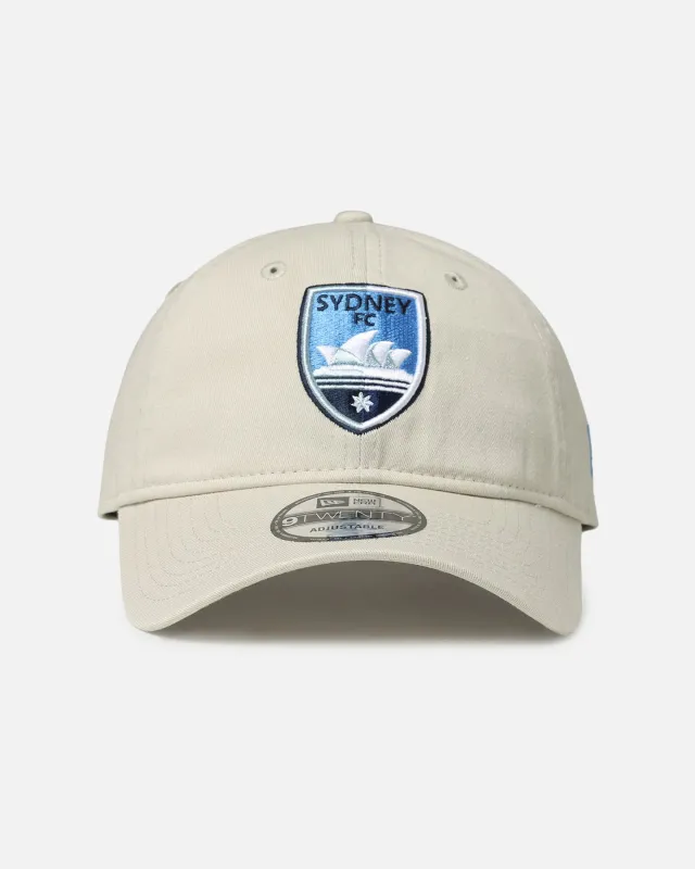 New Era Sydney FC 'A-League Season Kick Off' 9TWENTY Strapback Medium Beige sold by Culture Kings