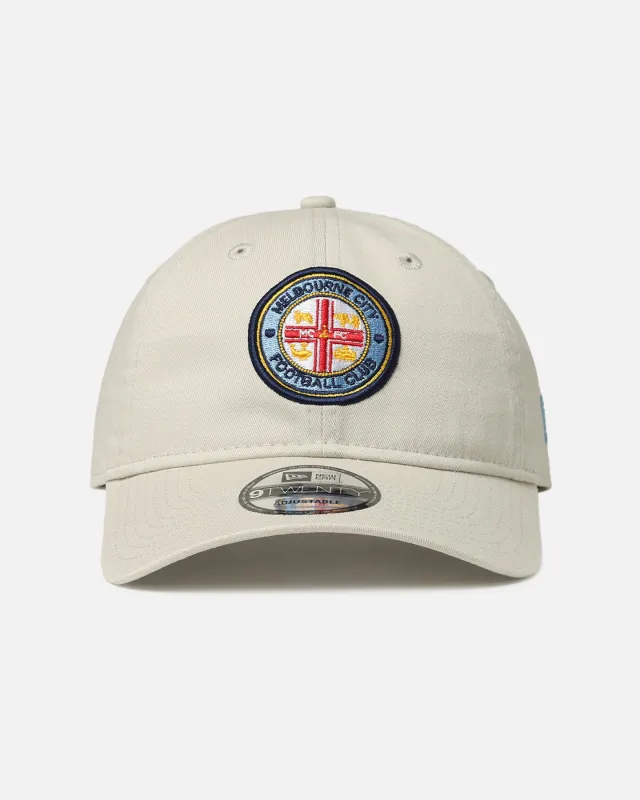New Era Melbourne City FC 'A-League Season Kick Off' 9TWENTY Strapback Medium Beige sold by Culture Kings