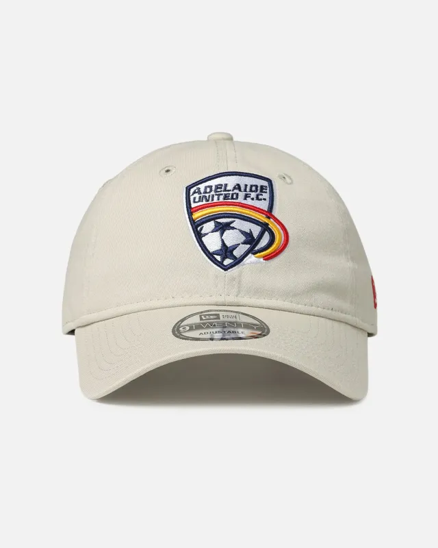 New Era Adelaide United 'A-League Season Kick Off' 9TWENTY Strapback Medium Beige sold by Culture Kings