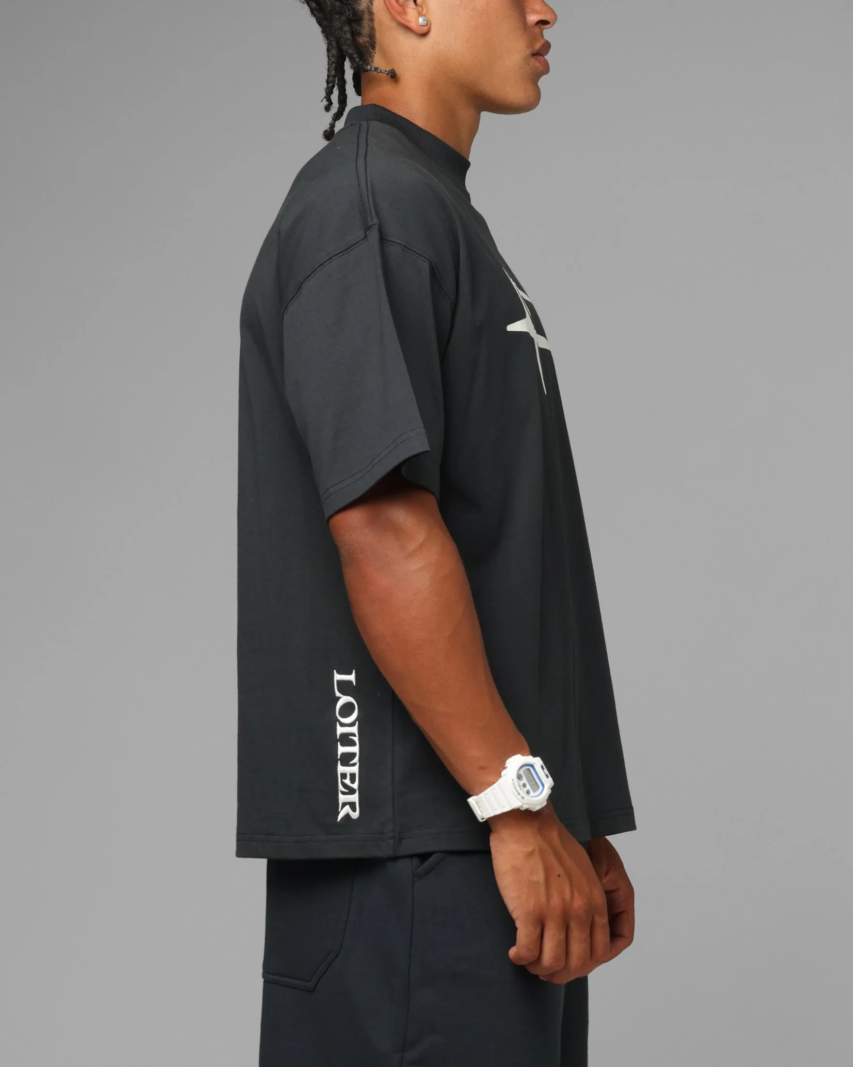 Loiter Hybrid Premium T-Shirt Charcoal sold by Culture Kings product image thumbnail 4