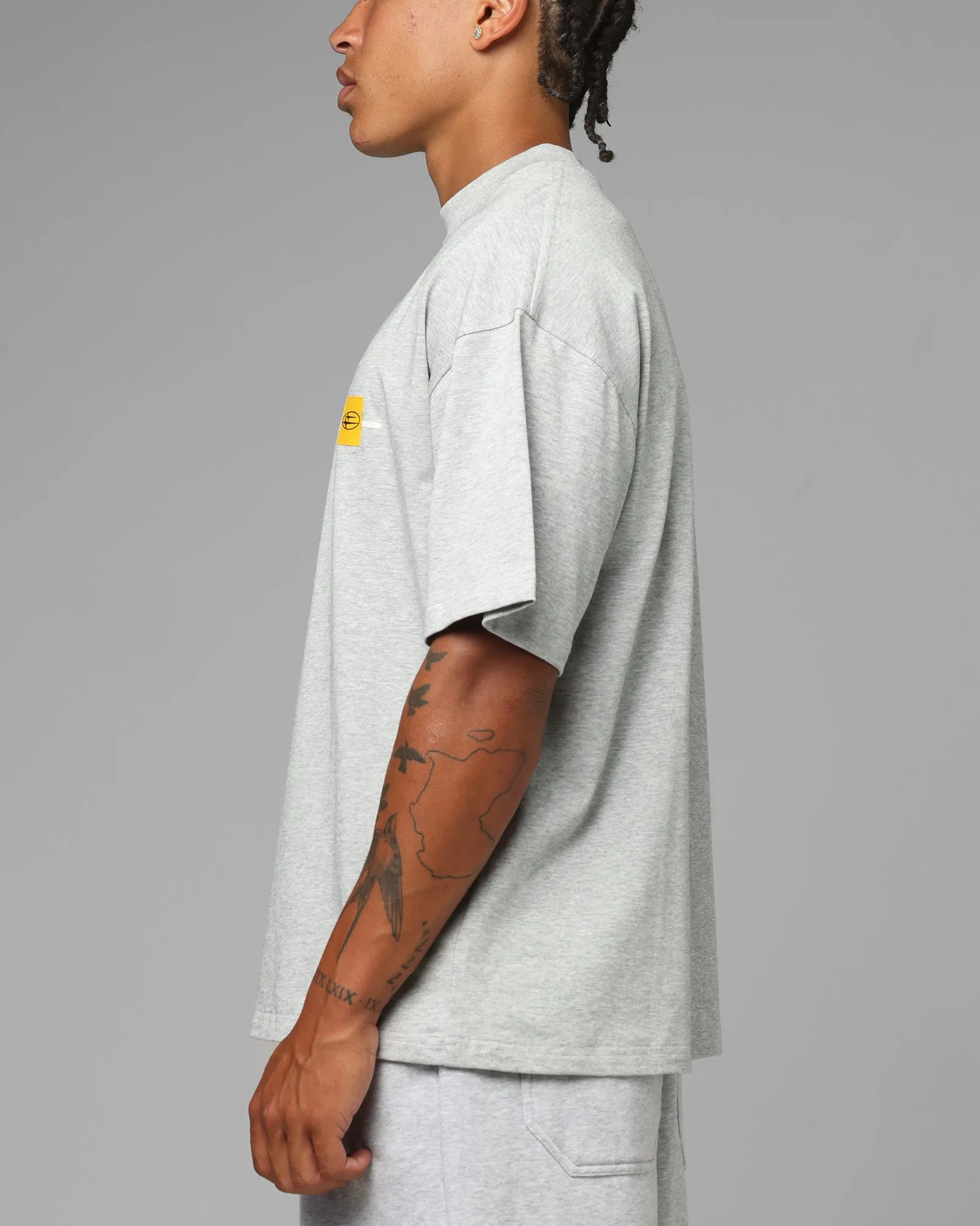 Loiter Hybrid Premium T-Shirt Grey Marle sold by Culture Kings product image thumbnail 5