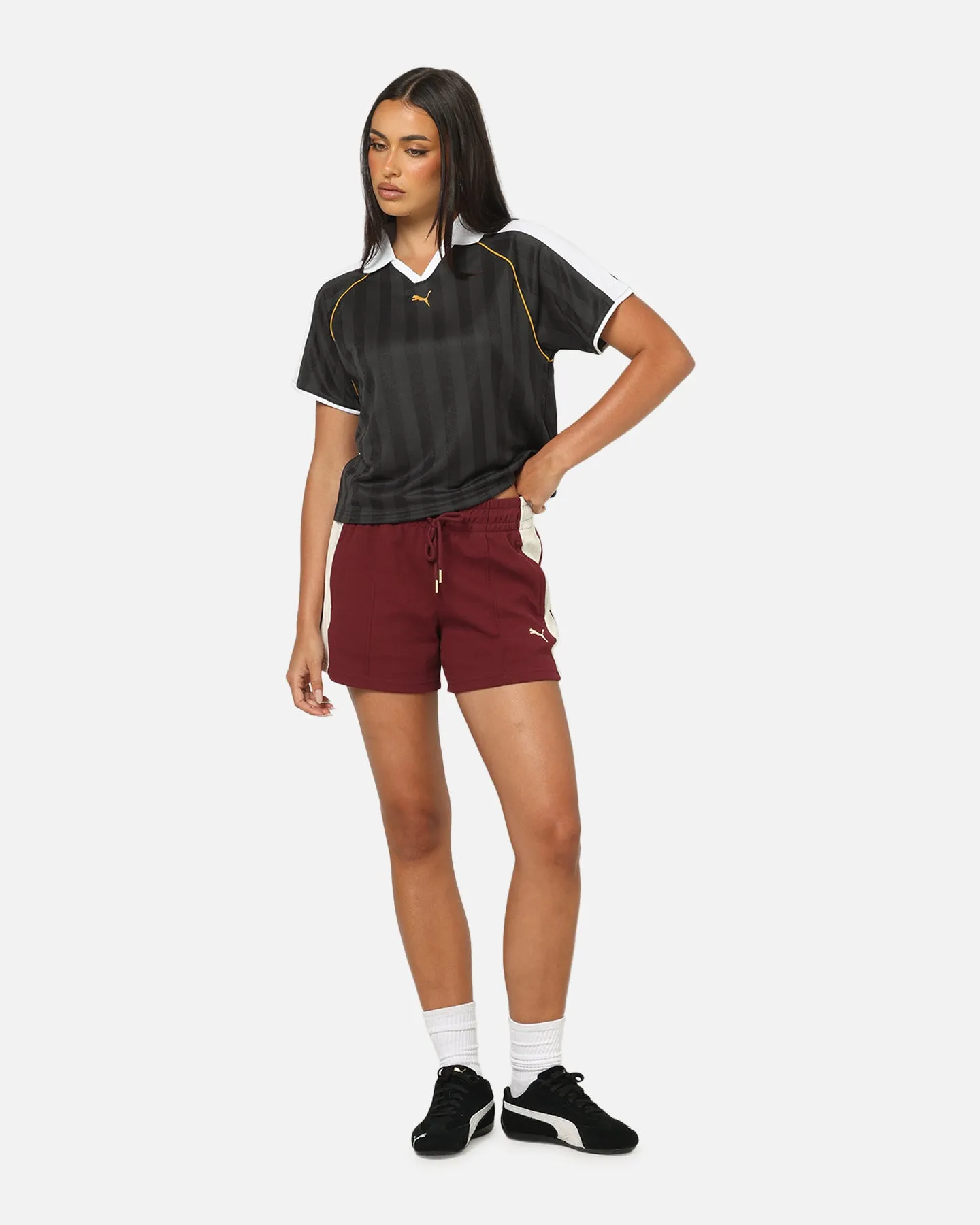 Puma Women's T7 Relaxed Football Jersey T-Shirt Puma Black sold by Culture Kings product image thumbnail 2