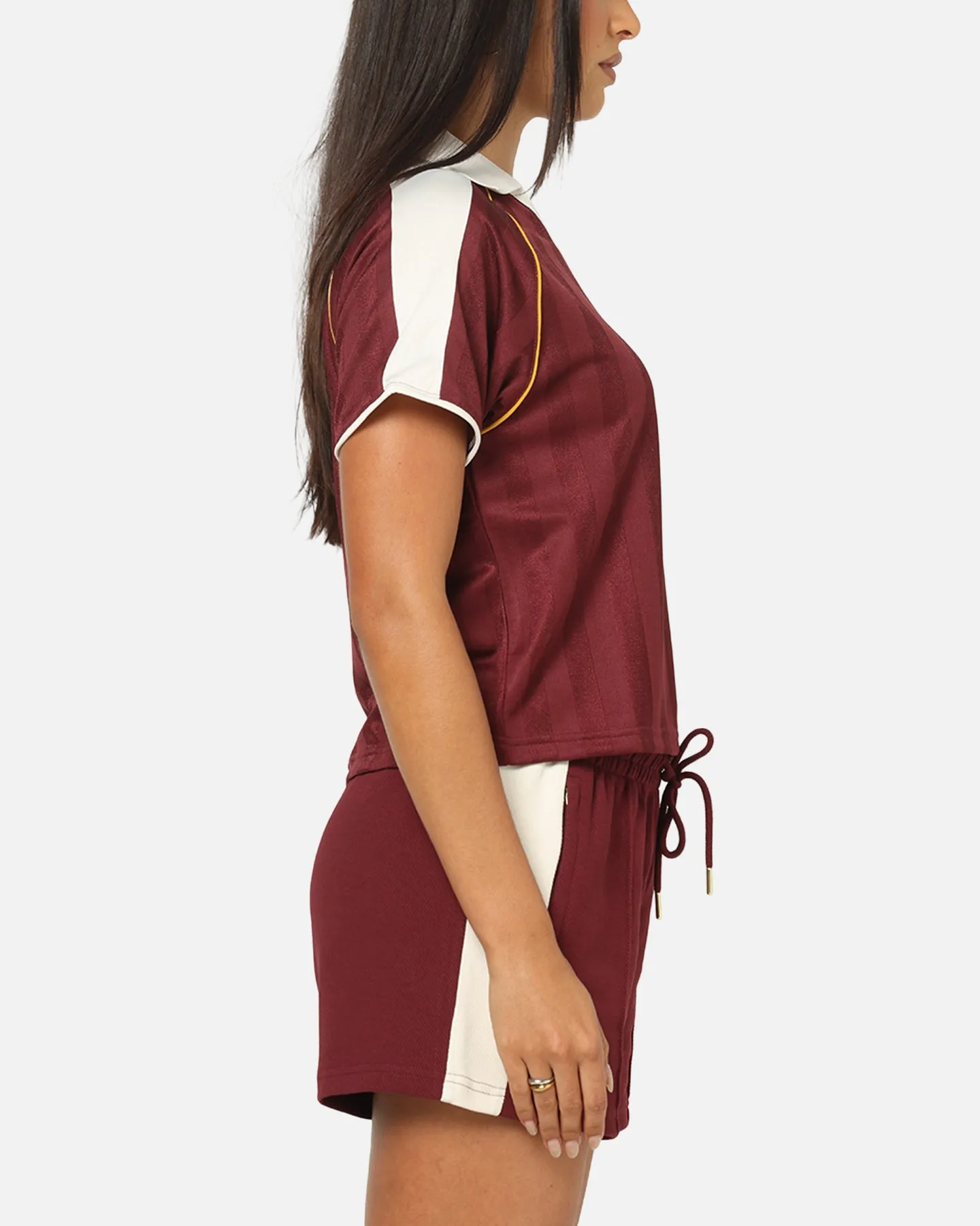 Puma Women's T7 Relaxed Football Jersey T-Shirt Ruby sold by Culture Kings product image thumbnail 4