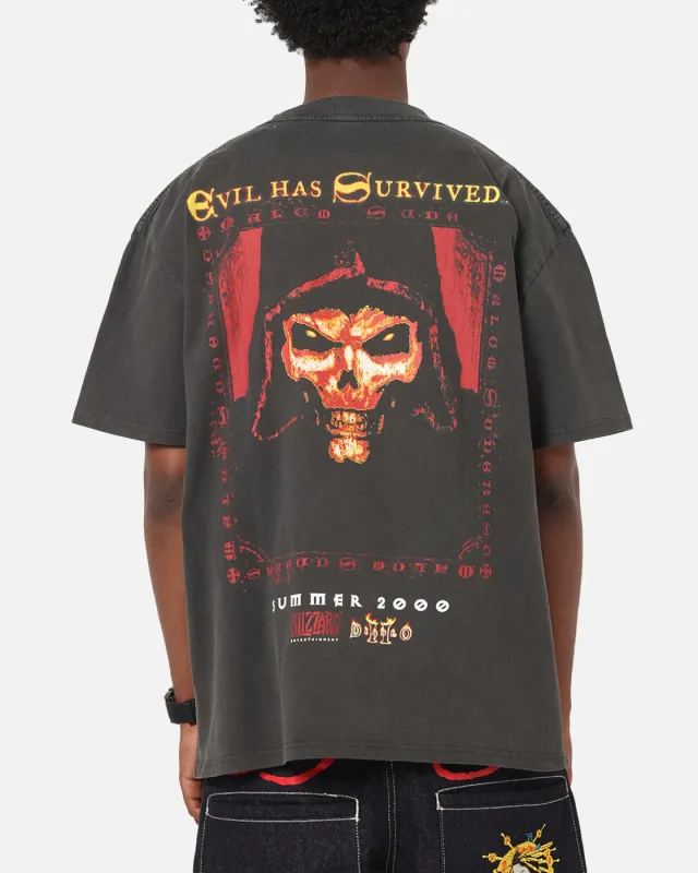 73Studio X Diablo Halloween Summer 2000 Vintage T-Shirt Black Wash made by Culture Kings