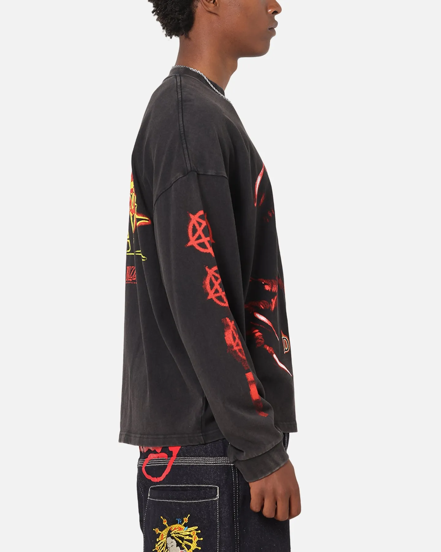 73Studio X Diablo Halloween Evil Is Coming Back Long Sleeve T-Shirt Vintage Black sold by Culture Kings product image thumbnail 5