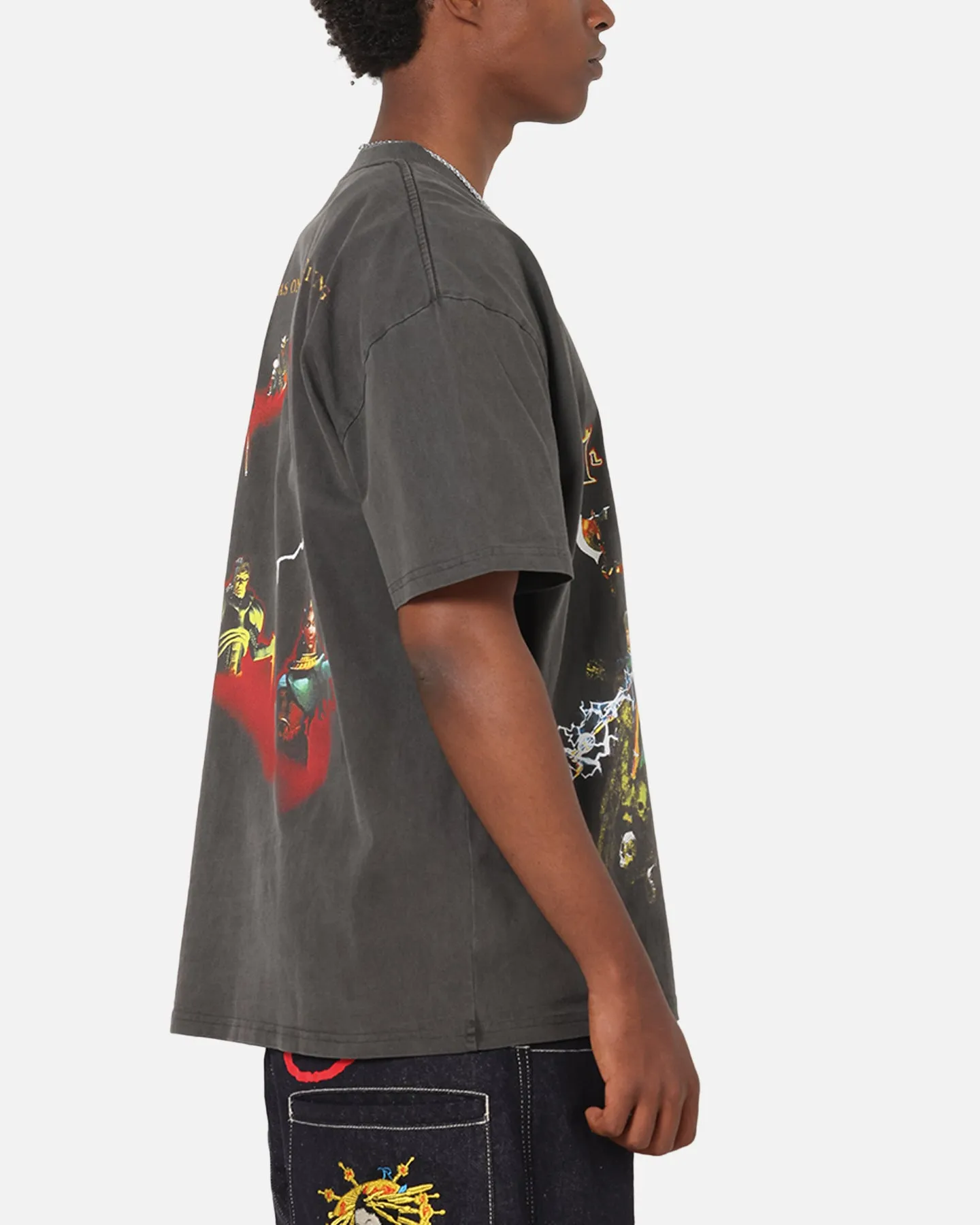 73Studio X Diablo Halloween Heroes Are Born Heavyweight T-Shirt Black Wash sold by Culture Kings product image thumbnail 5