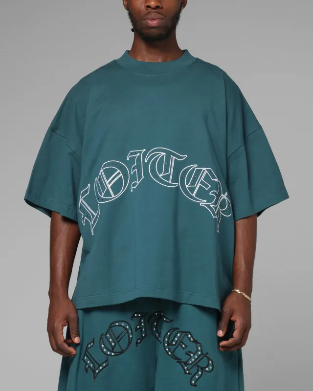 Loiter Destruct T-Shirt Teal made by Culture Kings
