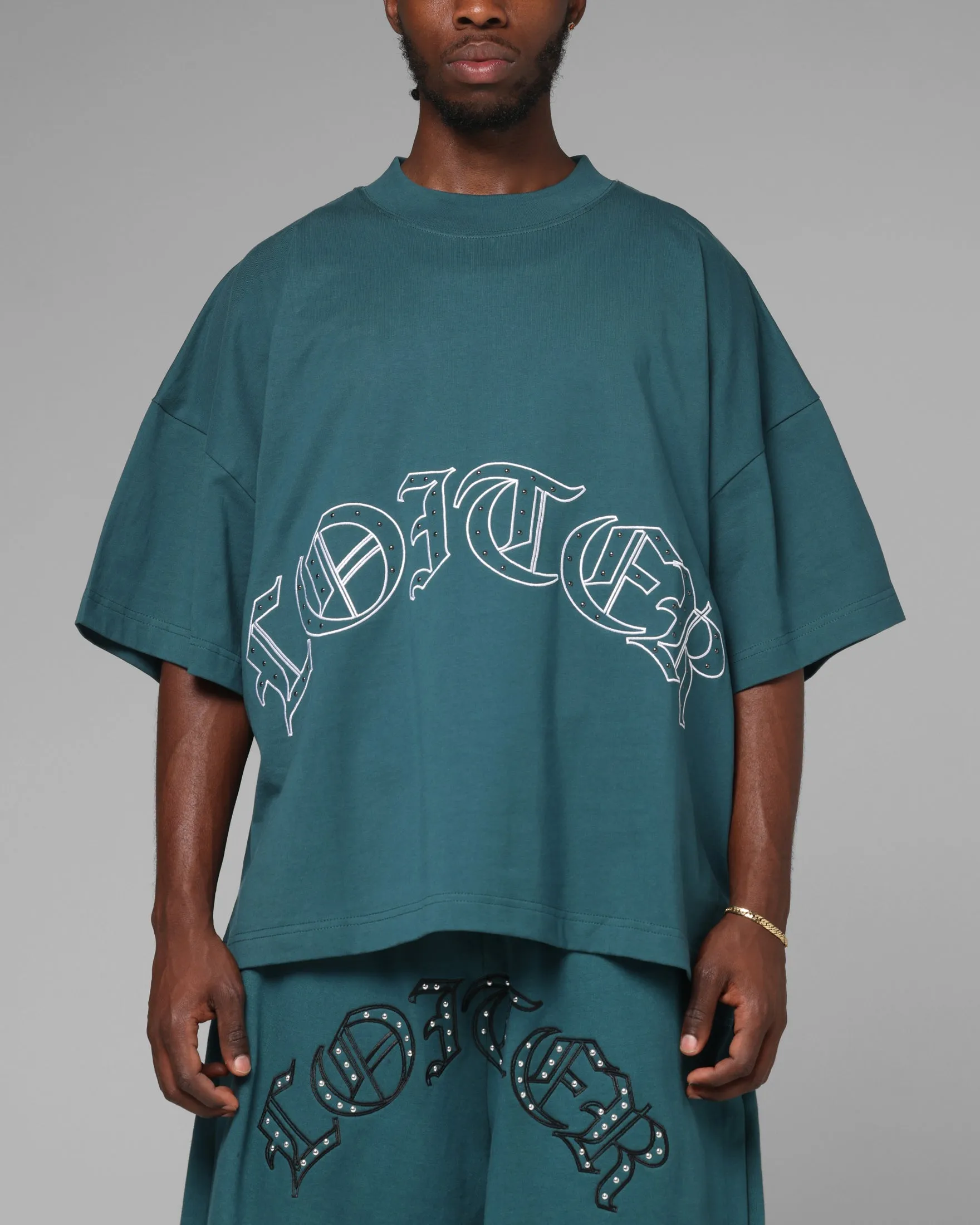 Loiter Destruct T-Shirt Teal sold by Culture Kings