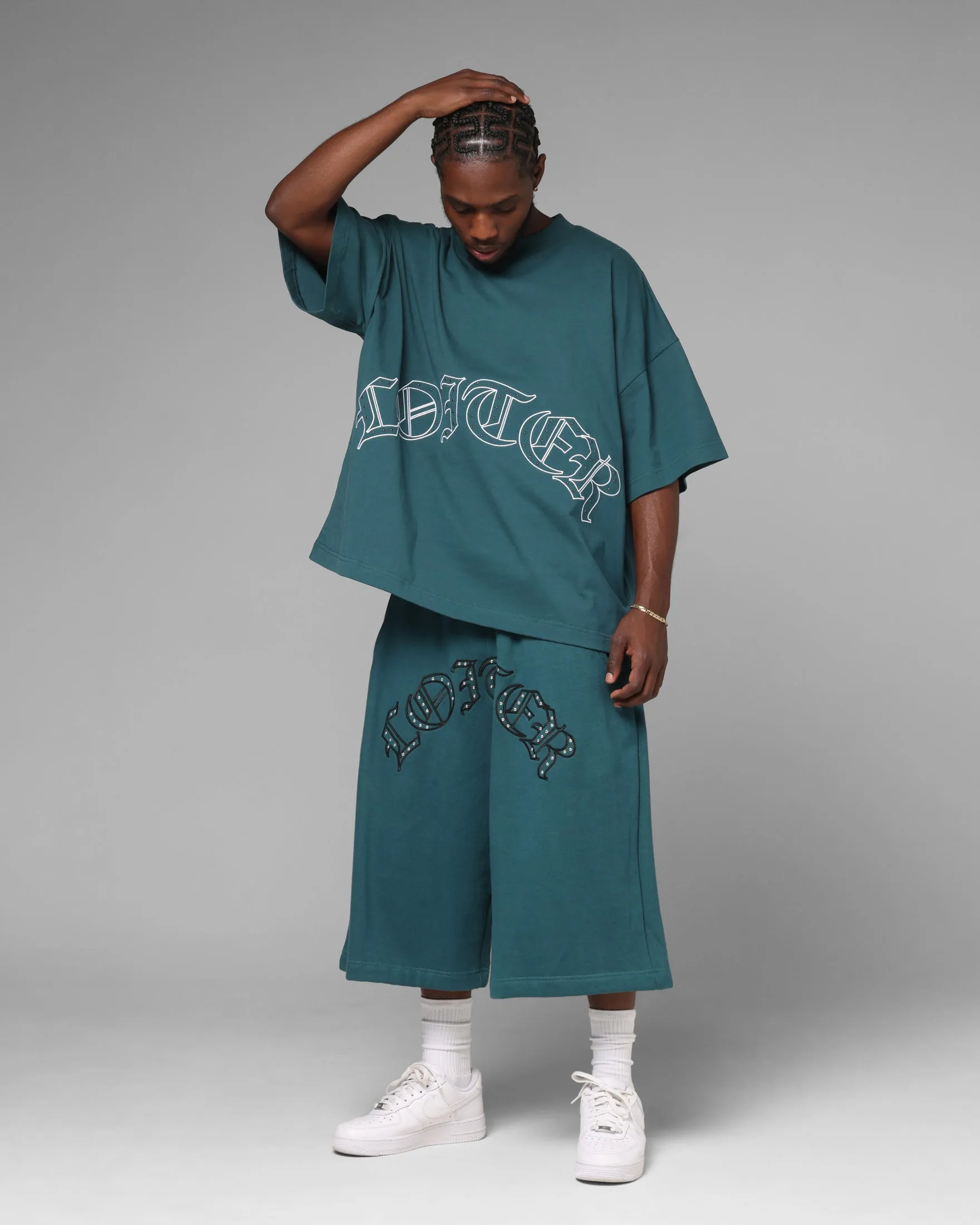 Loiter Destruct T-Shirt Teal sold by Culture Kings product image thumbnail 2