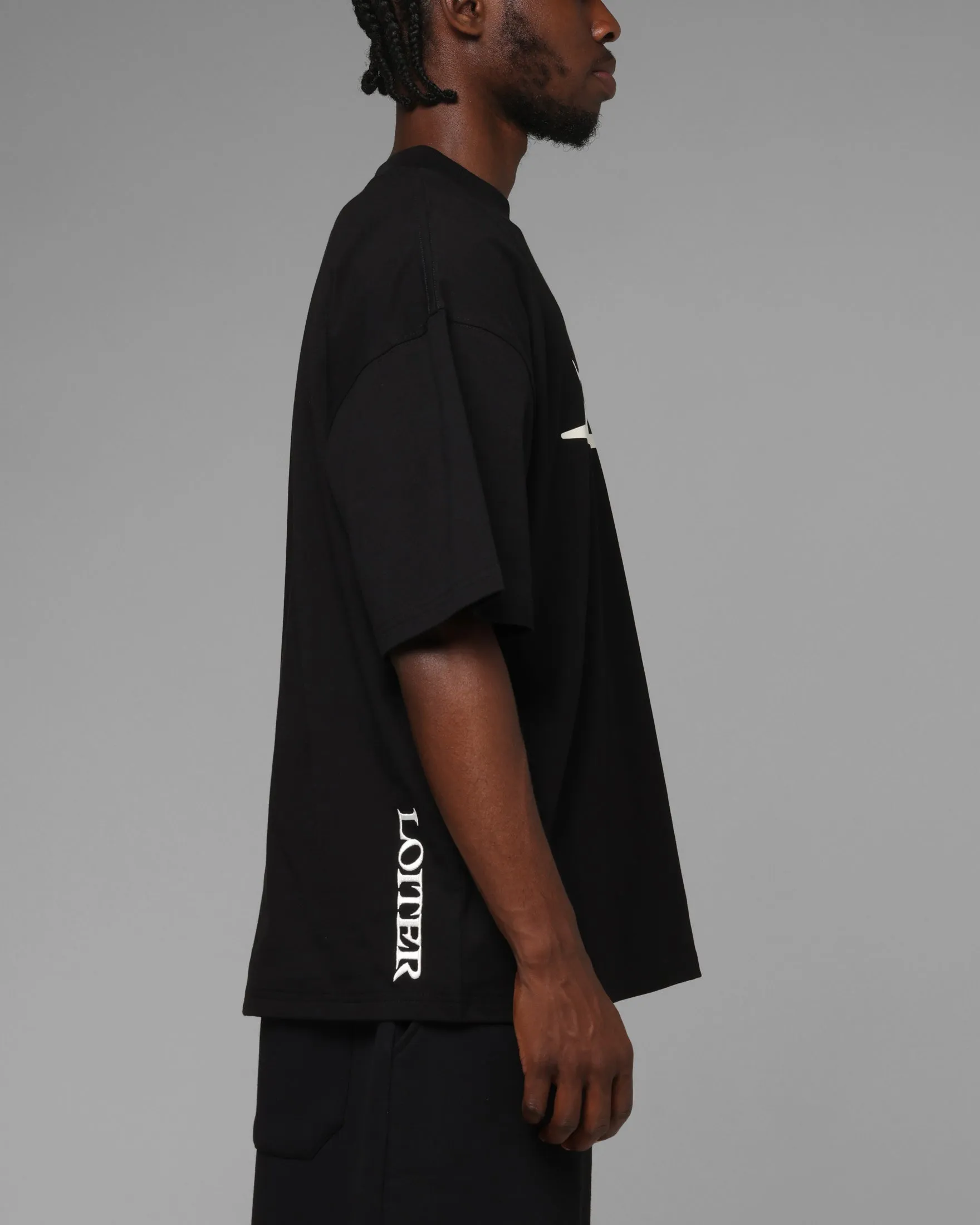 Loiter Hybrid Premium T-Shirt Black sold by Culture Kings product image thumbnail 4