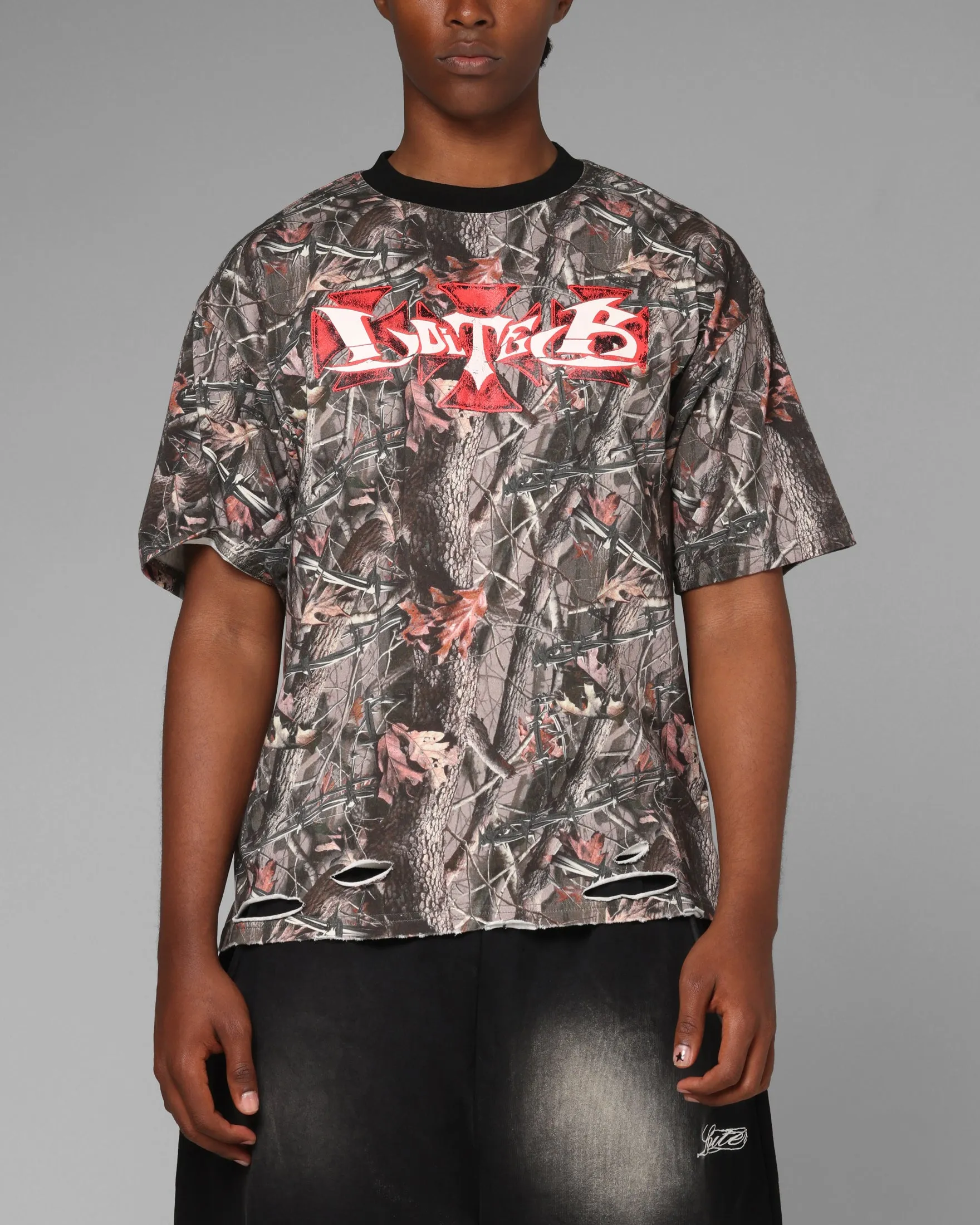 Loiter Holy Fire Premium T-Shirt Real Tree Camo sold by Culture Kings product image thumbnail 2