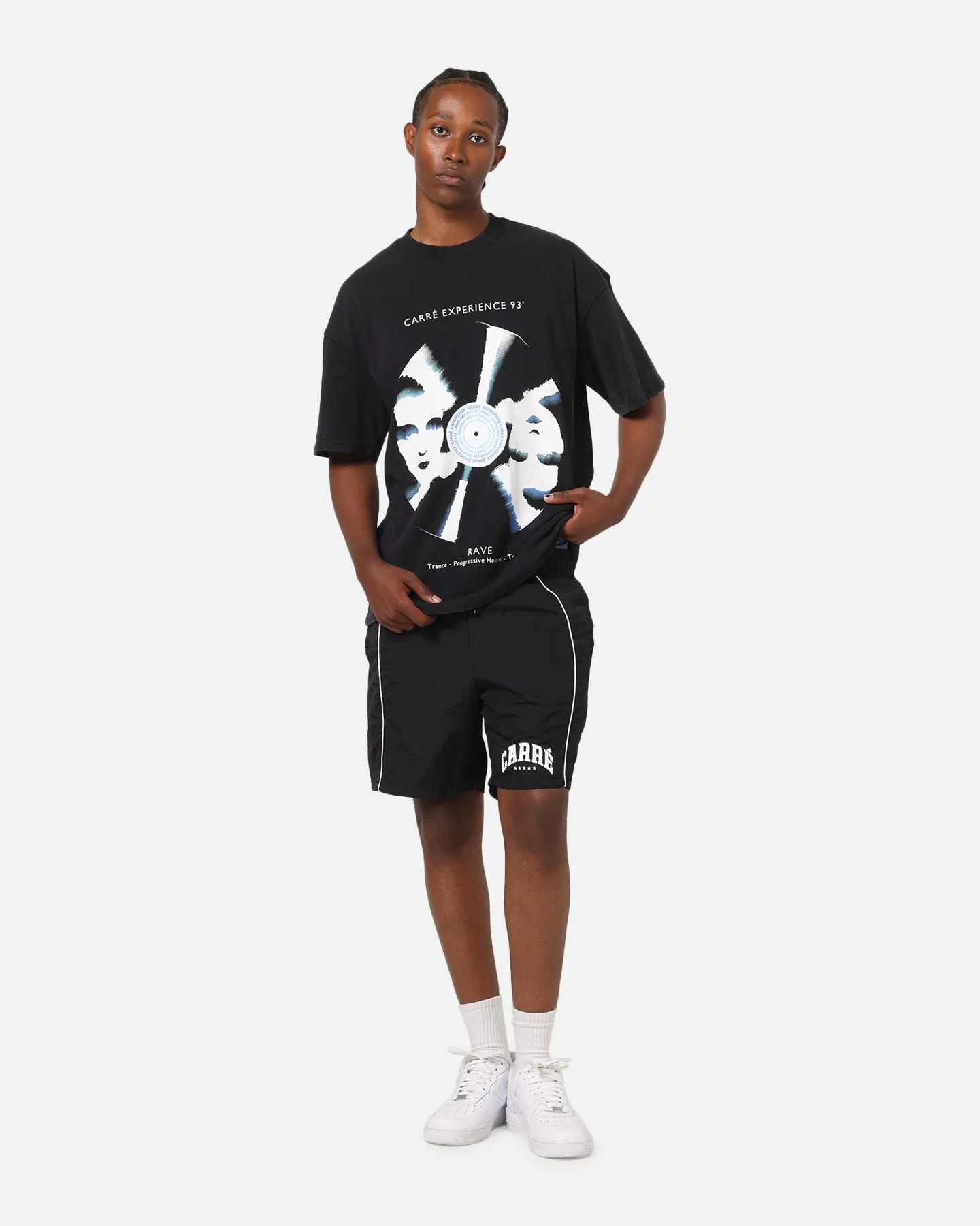 Carre Piped Nylon Shorts Black sold by Culture Kings product image thumbnail 2