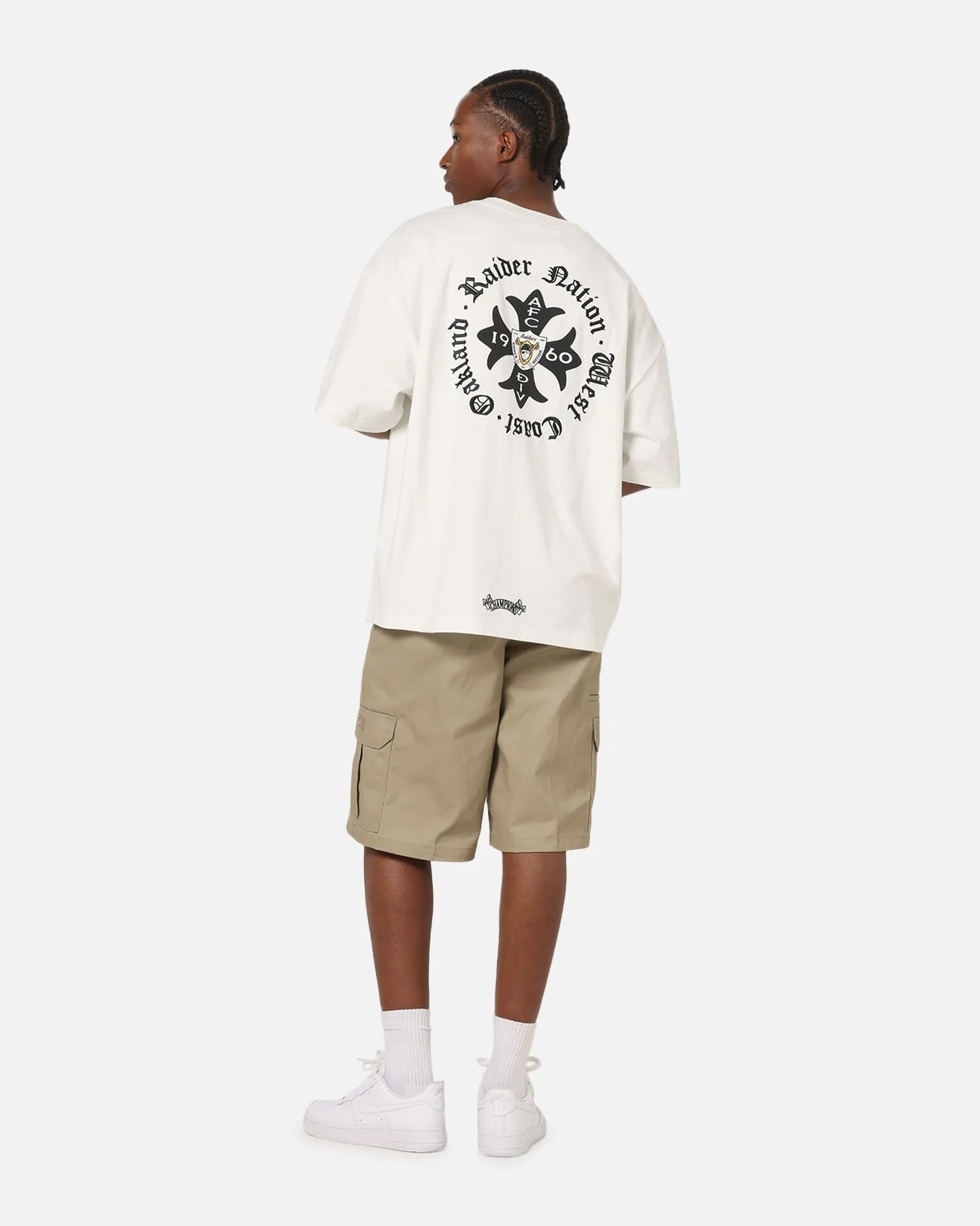 Mitchell & Ness Las Vegas Raiders Nation T-Shirt Vintage White sold by Culture Kings product image thumbnail 3