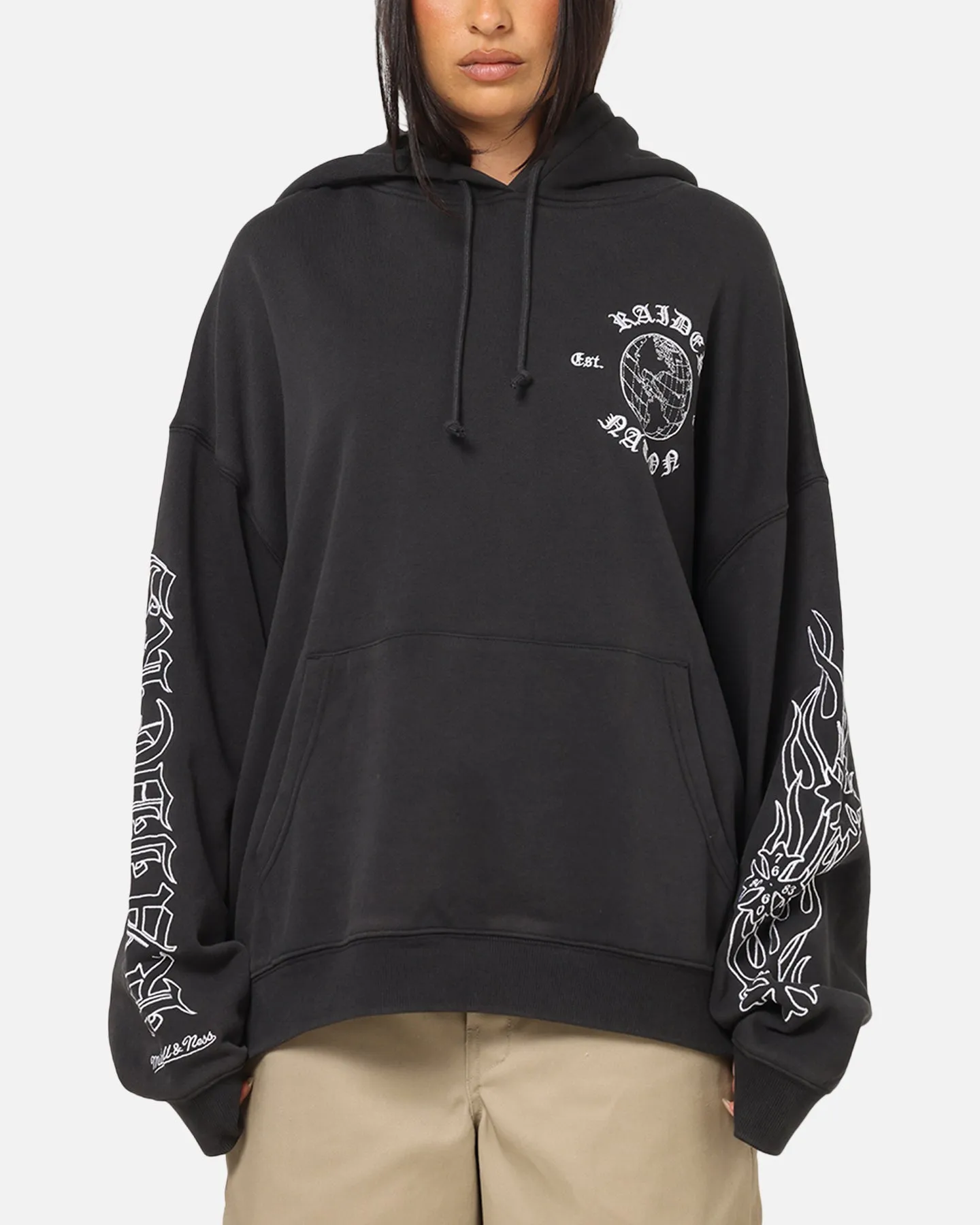 Mitchell & Ness Las Vegas Raiders Nation Hoodie Black sold by Culture Kings product image thumbnail 2