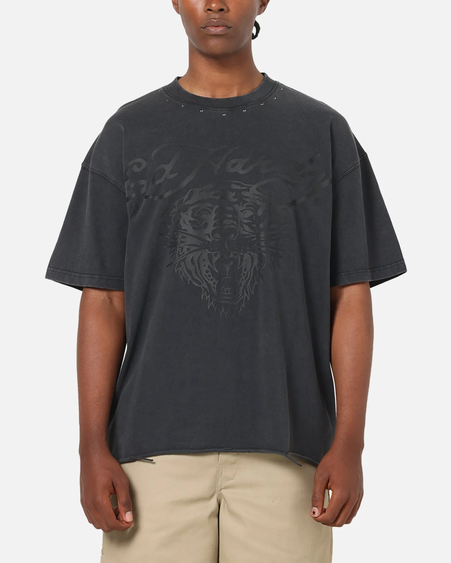 Ed Hardy Distress Tiger T-Shirt Black sold by Culture Kings