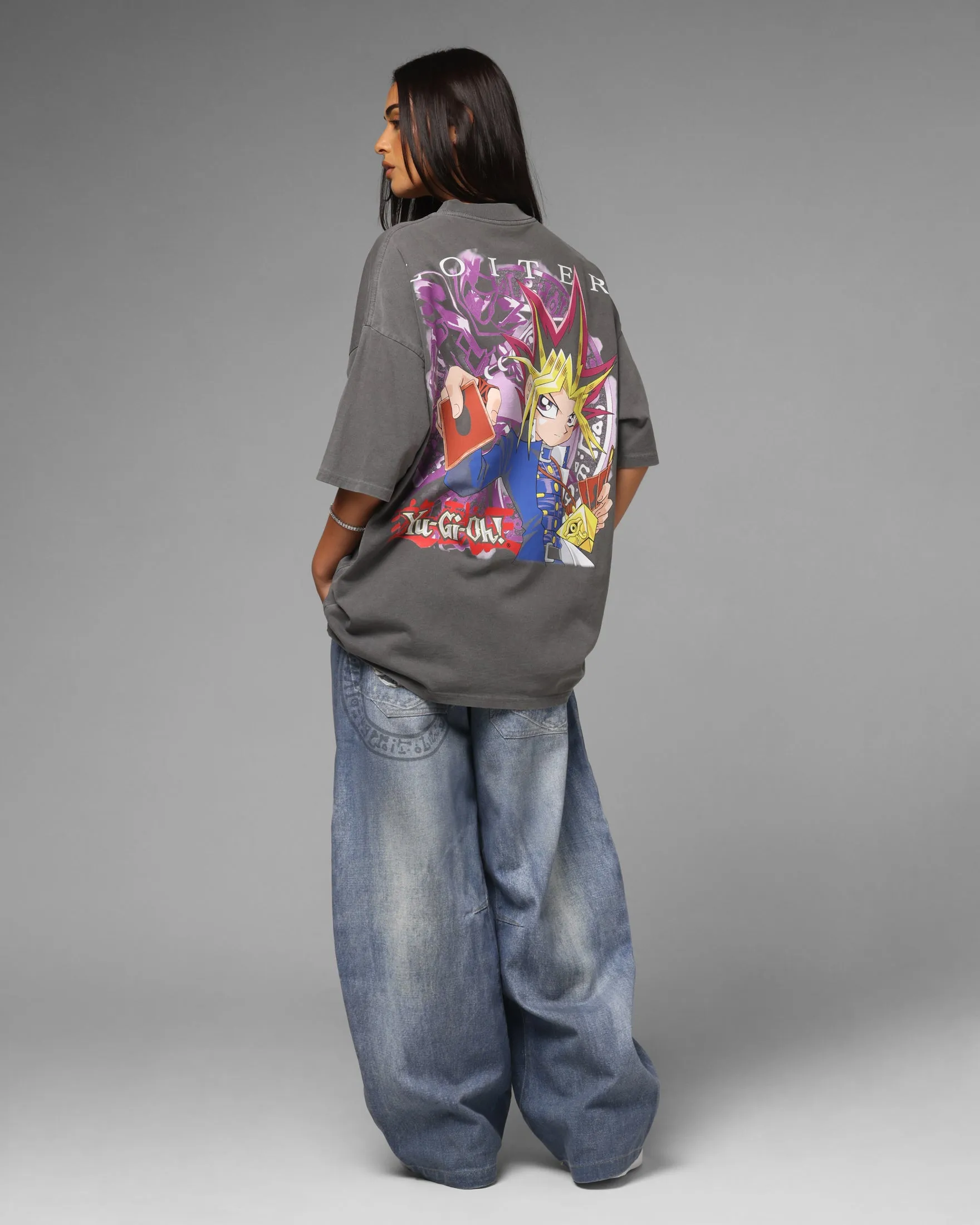 Loiter X Yu-Gi-Oh! Yugi T-Shirt Vintage Black sold by Culture Kings product image thumbnail 3
