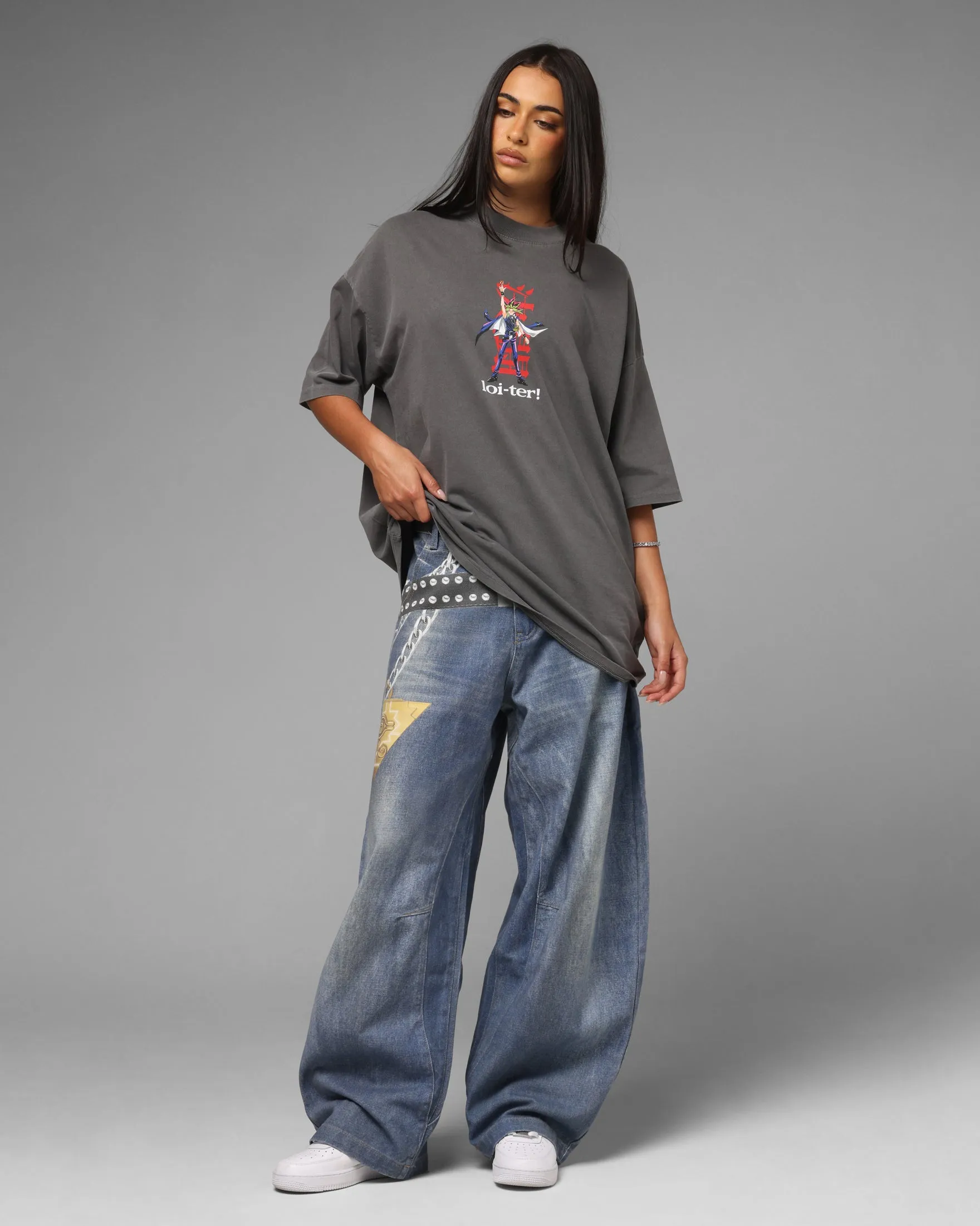 Loiter X Yu-Gi-Oh! Yugi T-Shirt Vintage Black sold by Culture Kings product image thumbnail 4