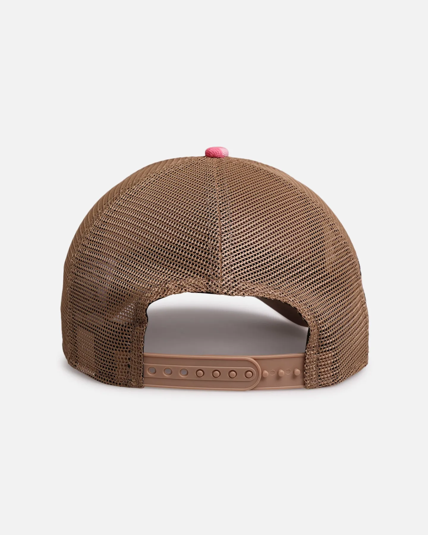 New Era Los Angeles Dodgers 'Digi Camo' 9FORTY A-Frame Trucker Snapback Pink/White sold by Culture Kings product image thumbnail 2