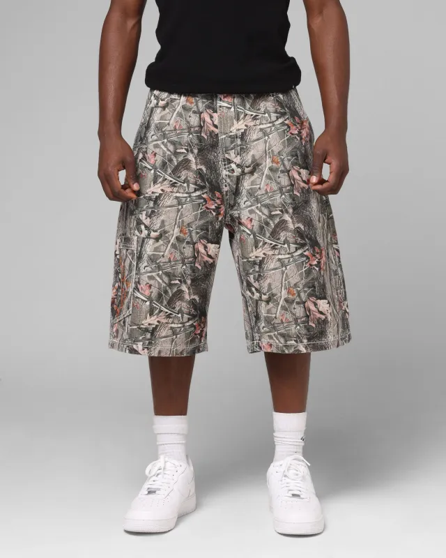 Loiter Biker Jorts Real Tree Camo sold by Culture Kings