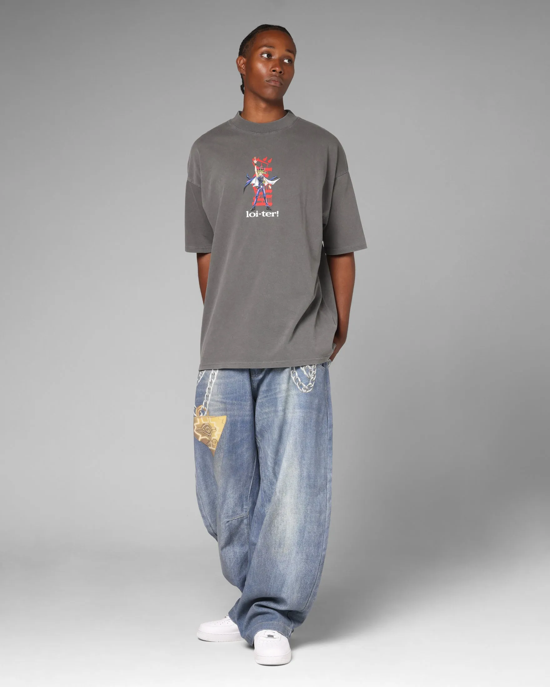 Loiter X Yu-Gi-Oh! Yugi T-Shirt Vintage Black sold by Culture Kings product image thumbnail 4