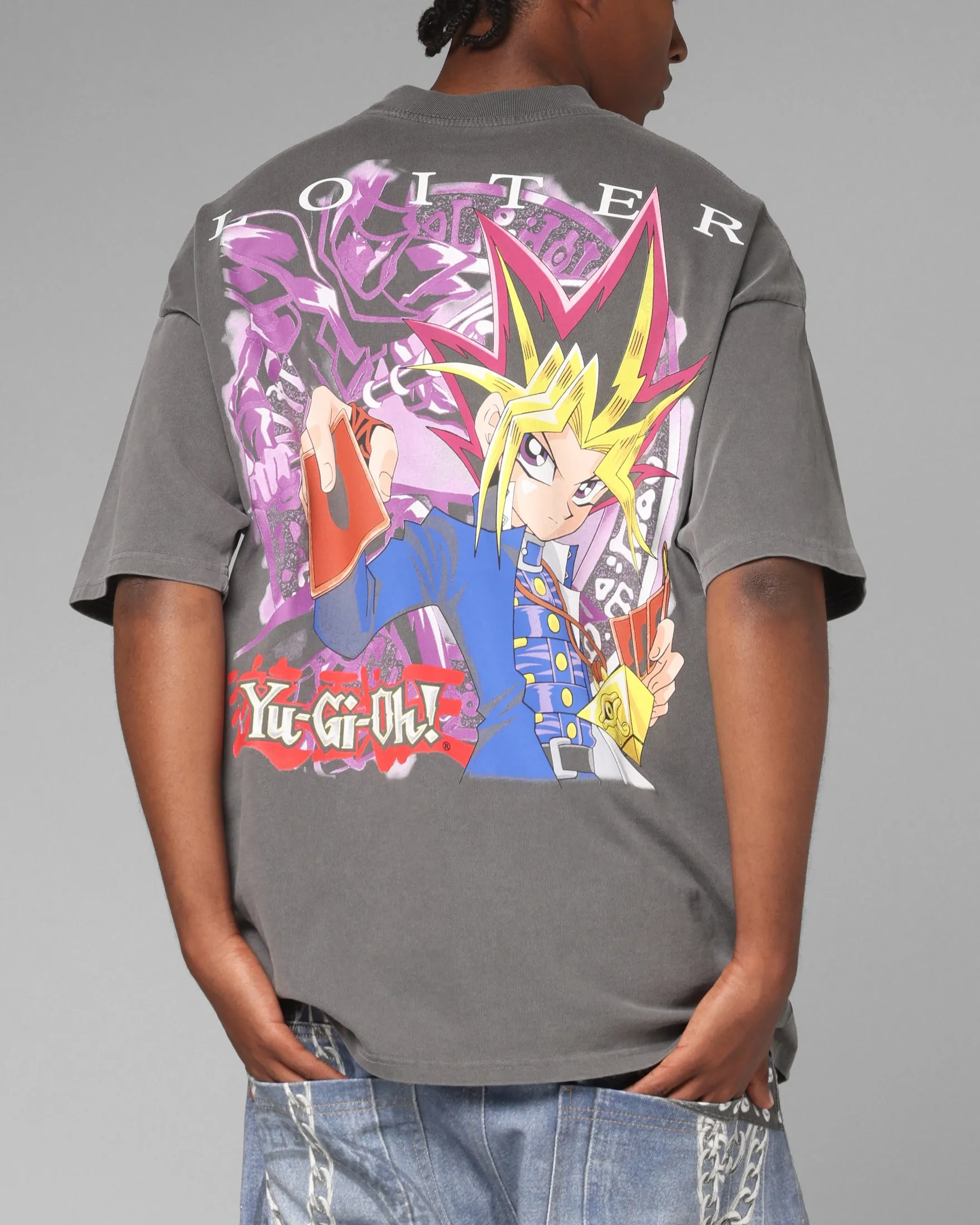 Loiter X Yu-Gi-Oh! Yugi T-Shirt Vintage Black sold by Culture Kings product image thumbnail 5