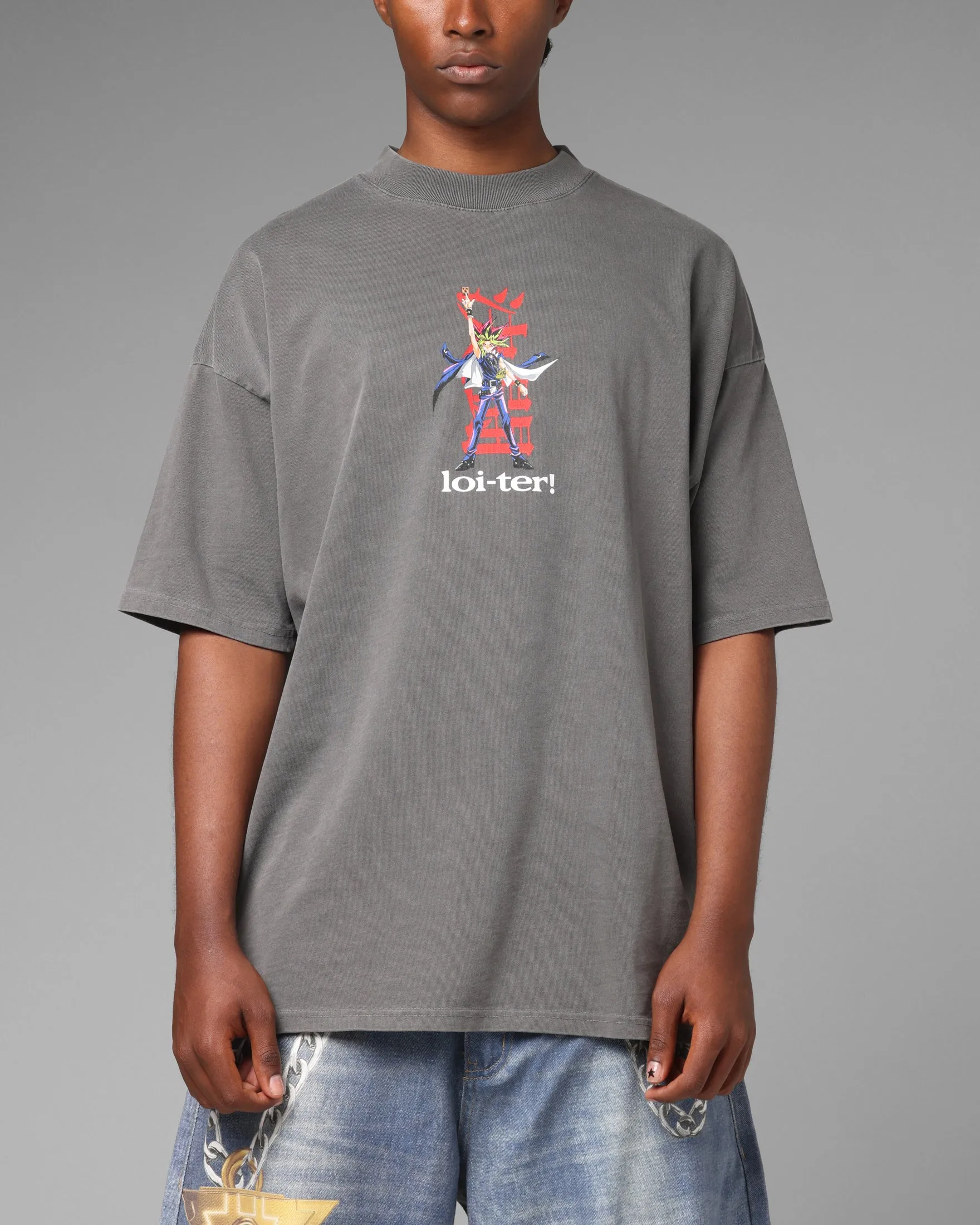 Loiter X Yu-Gi-Oh! Yugi T-Shirt Vintage Black sold by Culture Kings product image thumbnail 2