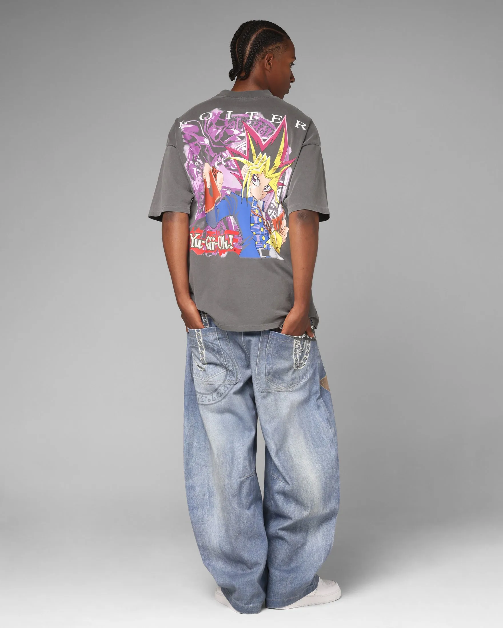 Loiter X Yu-Gi-Oh! Yugi T-Shirt Vintage Black sold by Culture Kings product image thumbnail 3