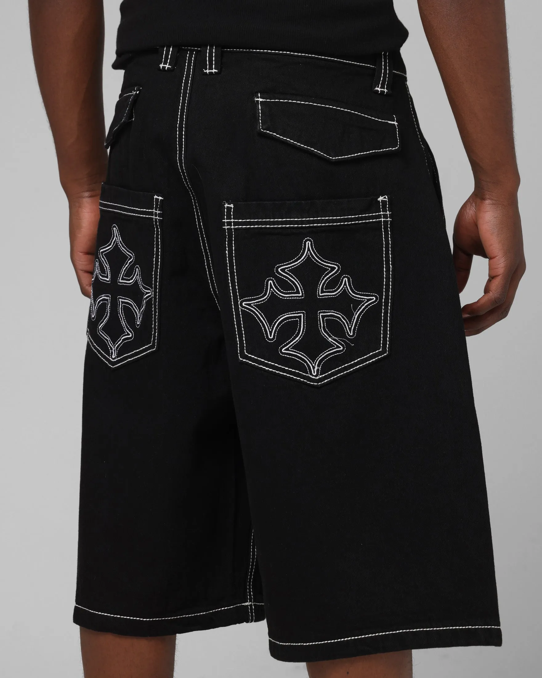Loiter Biker Jorts Black sold by Culture Kings product image thumbnail 3