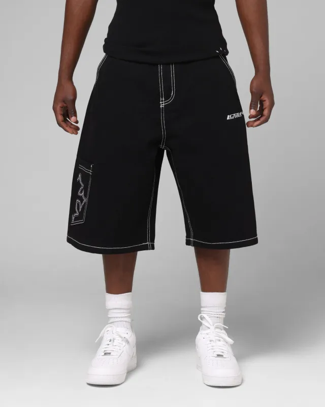 Loiter Biker Jorts Black sold by Culture Kings
