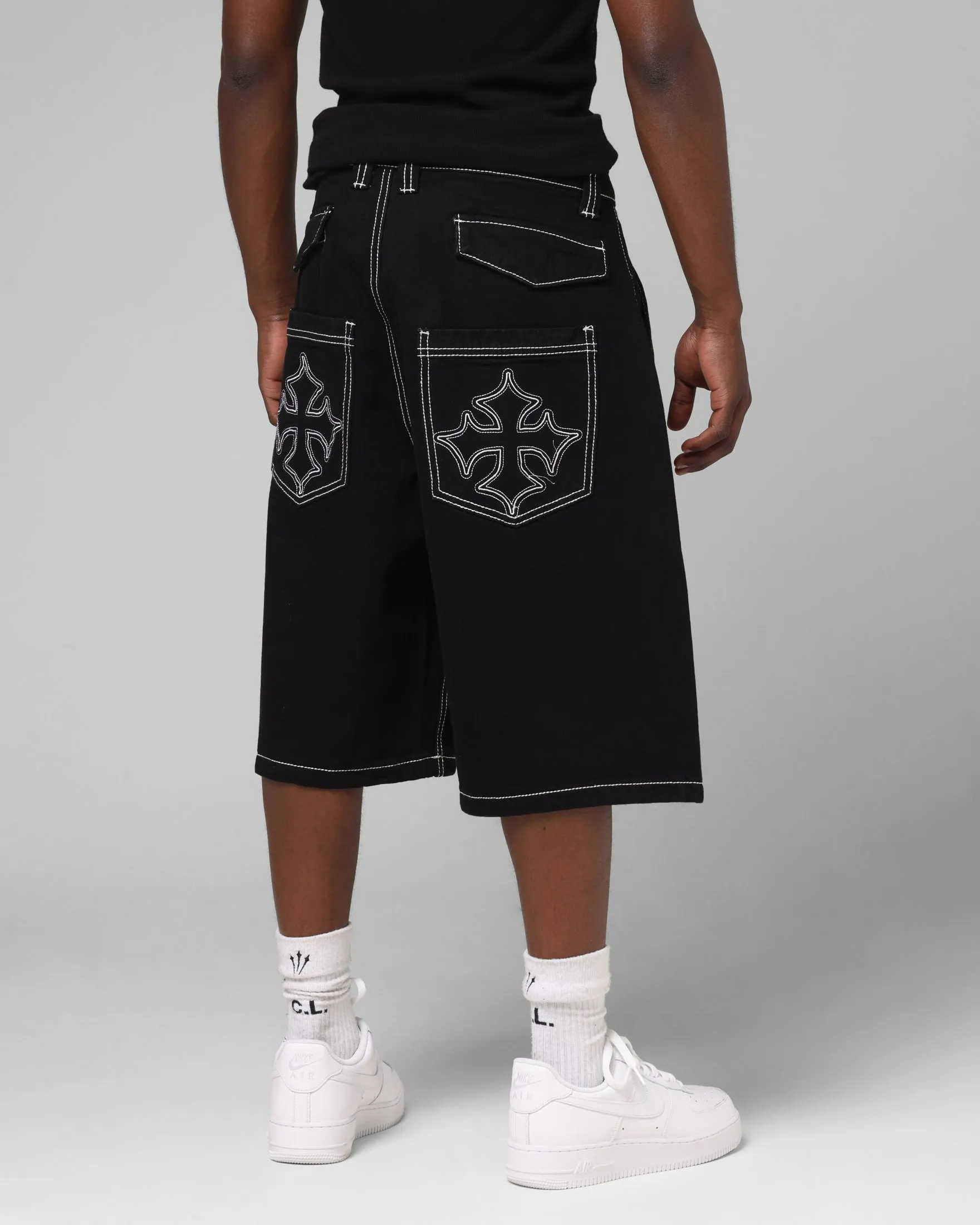 Loiter Biker Jorts Black sold by Culture Kings product image thumbnail 5