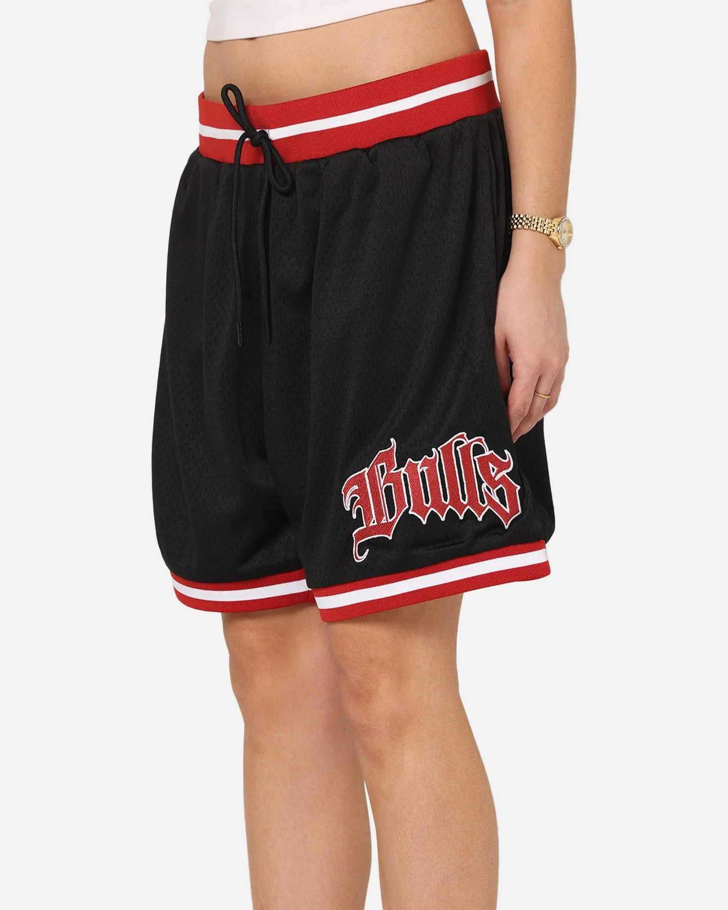 Mitchell & Ness Chicago Bulls Gothic Shorts Black sold by Culture Kings product image thumbnail 3