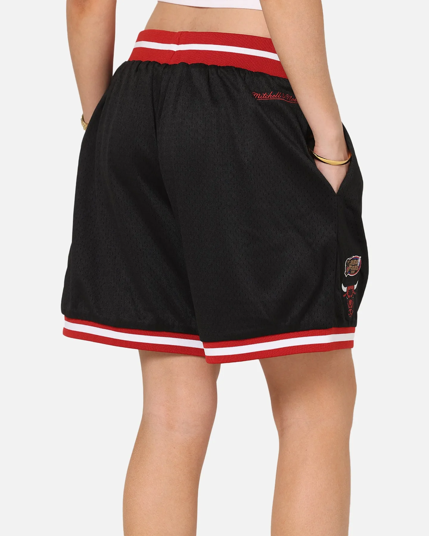 Mitchell & Ness Chicago Bulls Gothic Shorts Black sold by Culture Kings product image thumbnail 4