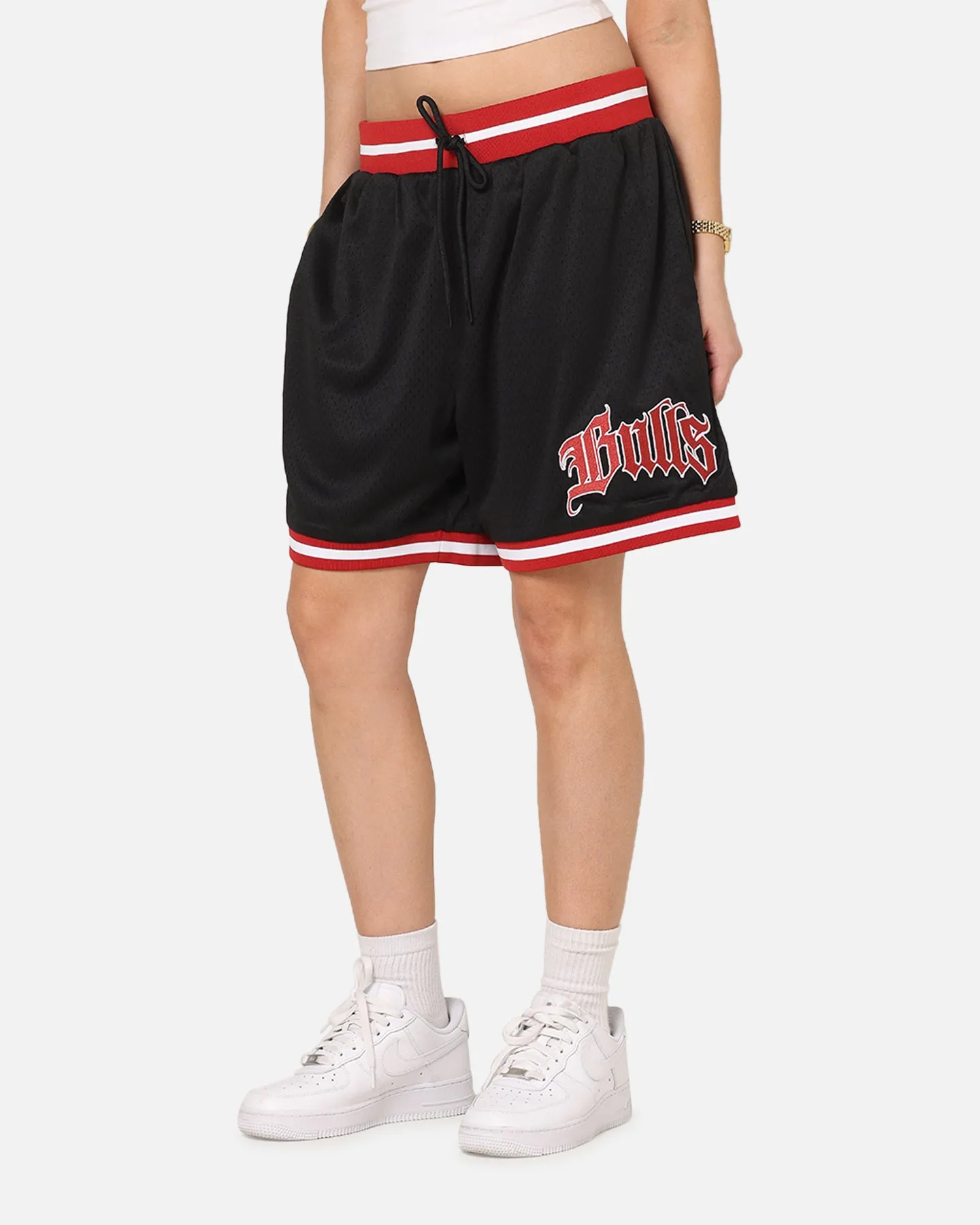 Mitchell & Ness Chicago Bulls Gothic Shorts Black sold by Culture Kings