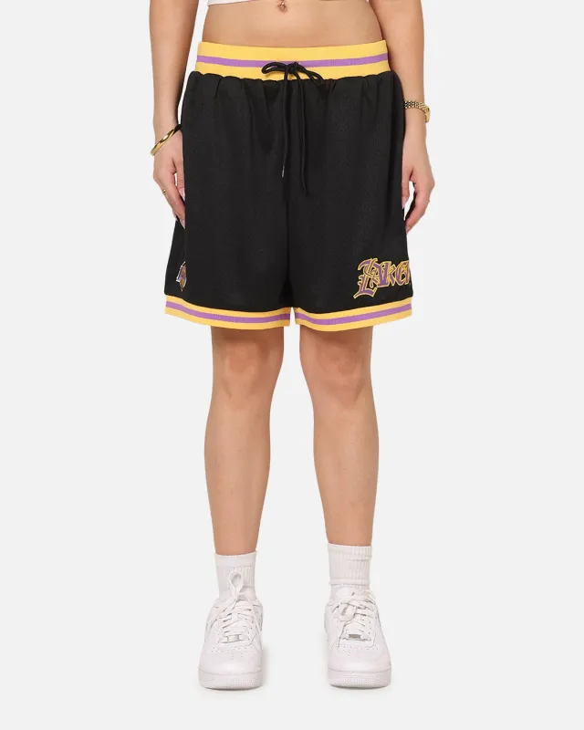 Mitchell & Ness Los Angeles Lakers Gothic Shorts Black sold by Culture Kings