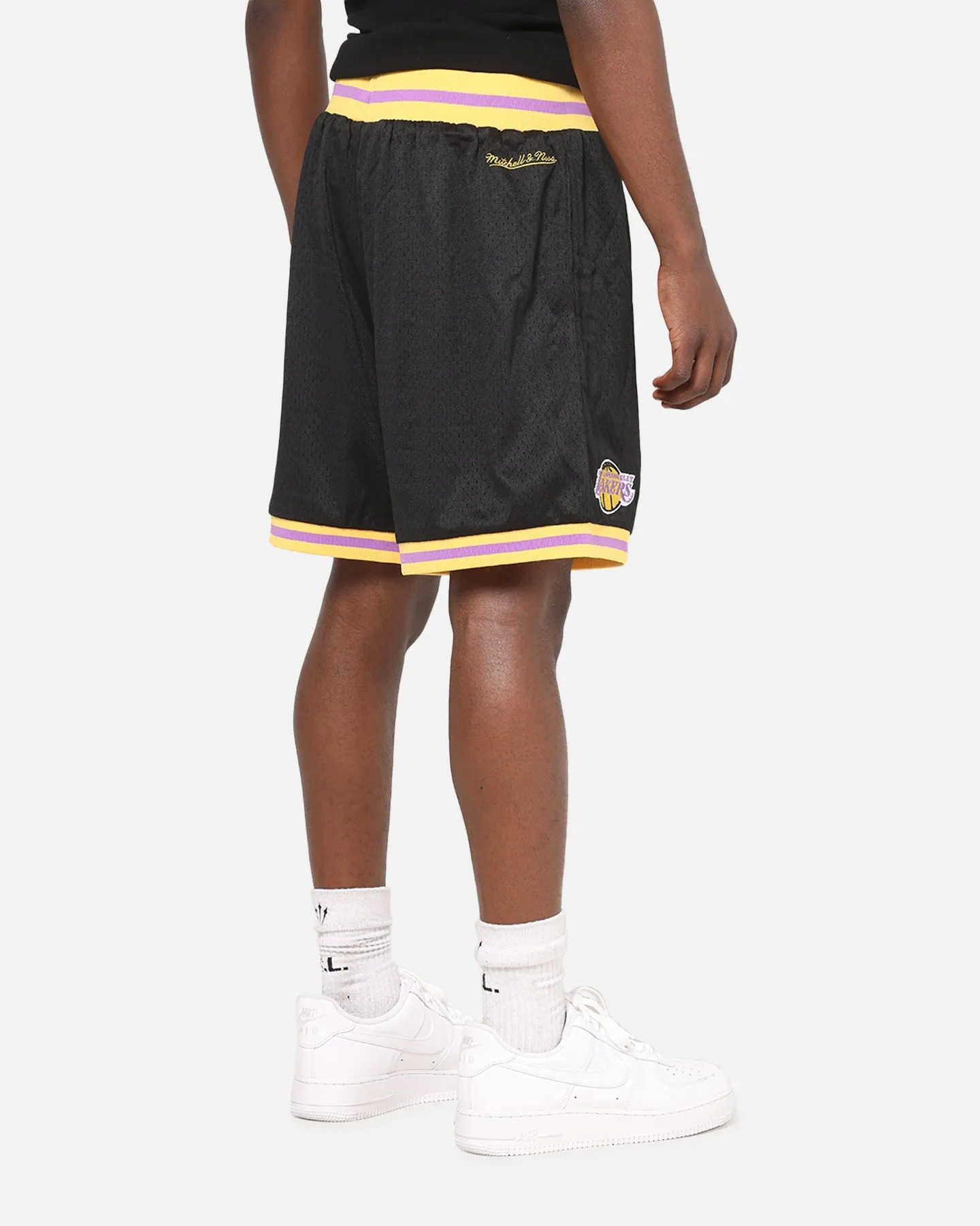 Mitchell & Ness Los Angeles Lakers Gothic Shorts Black sold by Culture Kings product image thumbnail 5