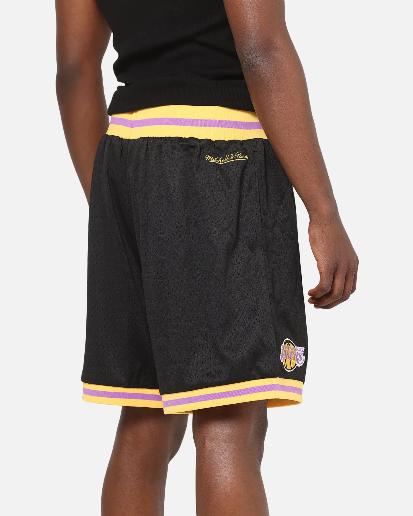 Mitchell & Ness Los Angeles Lakers Gothic Shorts Black sold by Culture Kings product image thumbnail 4