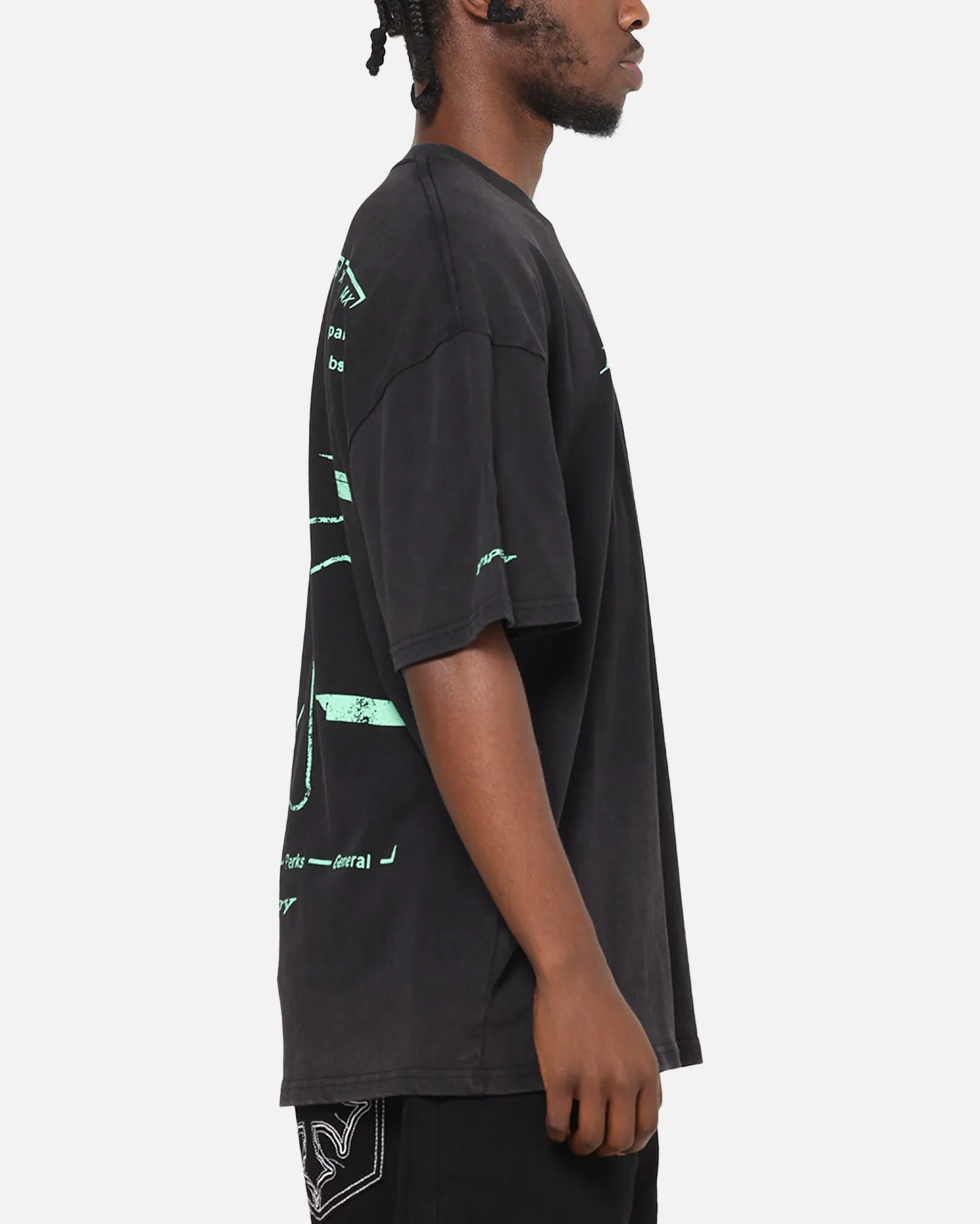 73Studio X Fallout: New Vegas Pipboy T-Shirt Black Acidwash sold by Culture Kings product image thumbnail 5