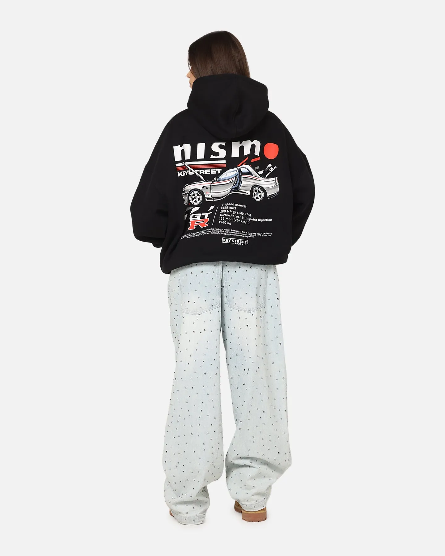 Key Street R34 GTR Premium Hoodie Black sold by Culture Kings product image thumbnail 4