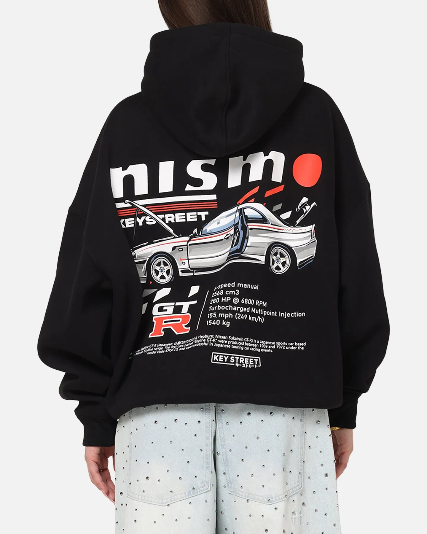 Key Street R34 GTR Premium Hoodie Black sold by Culture Kings product image thumbnail 2