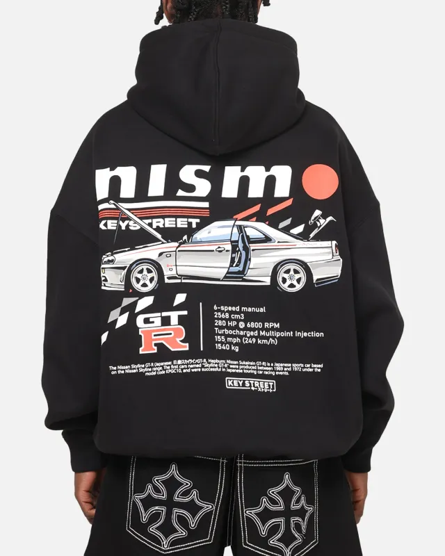Key Street R34 GTR Premium Hoodie Black made by Culture Kings