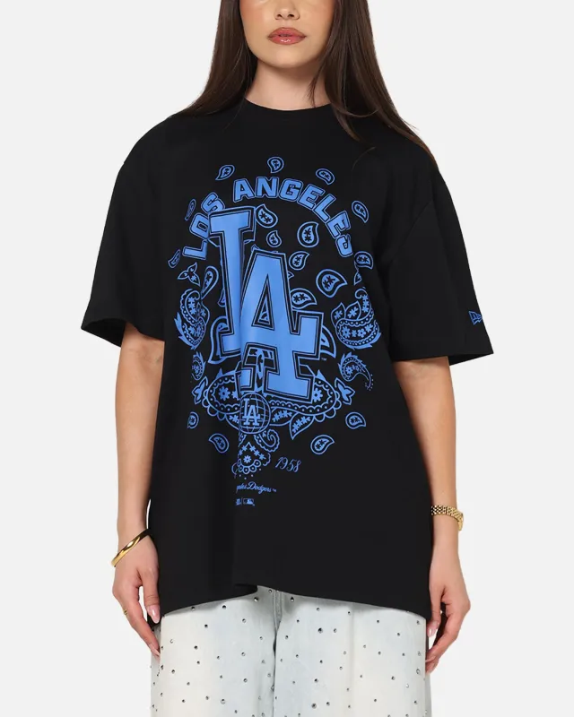New Era Los Angeles Dodgers Paisley Oversized T-Shirt Black sold by Culture Kings
